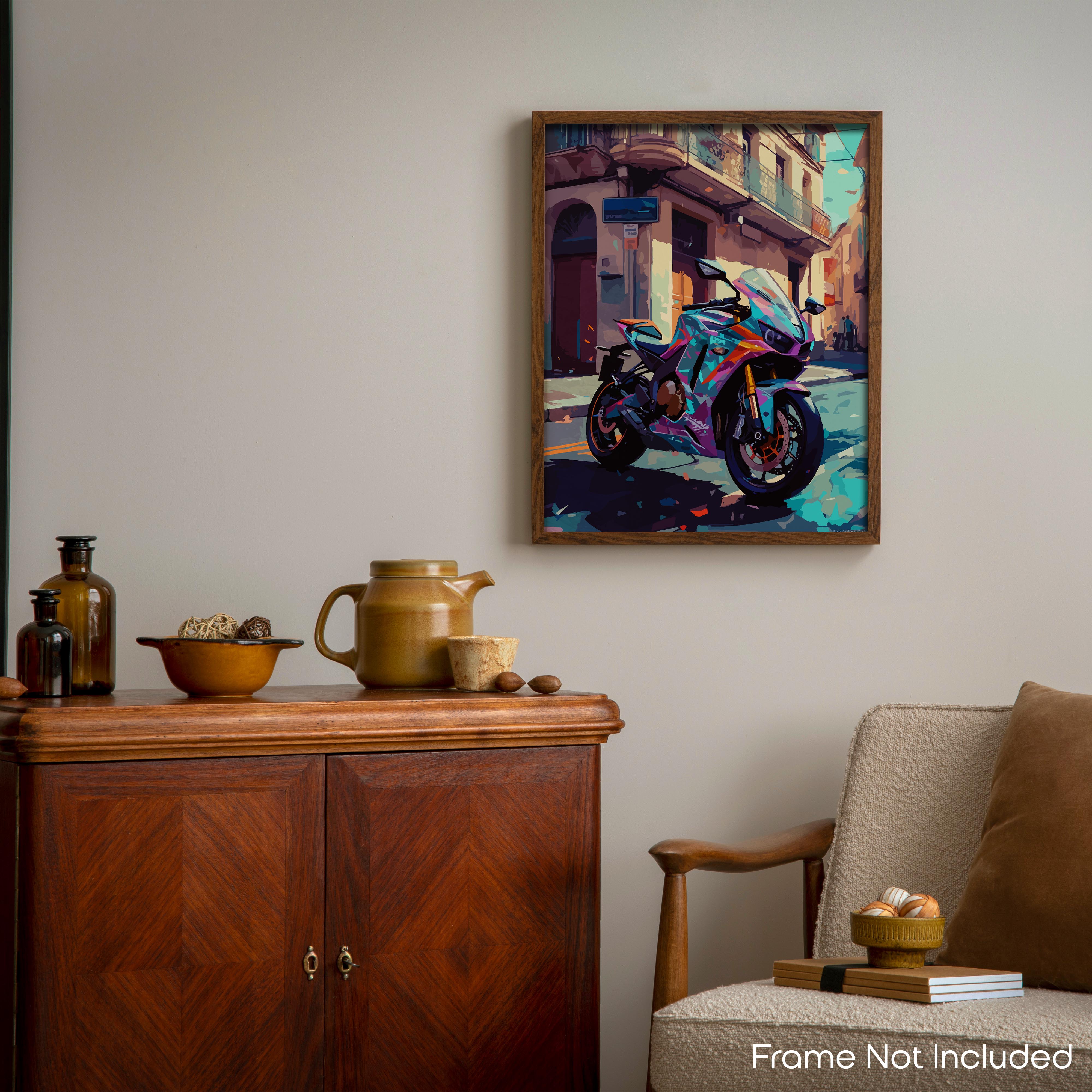 Deft - Motorcycle Poster