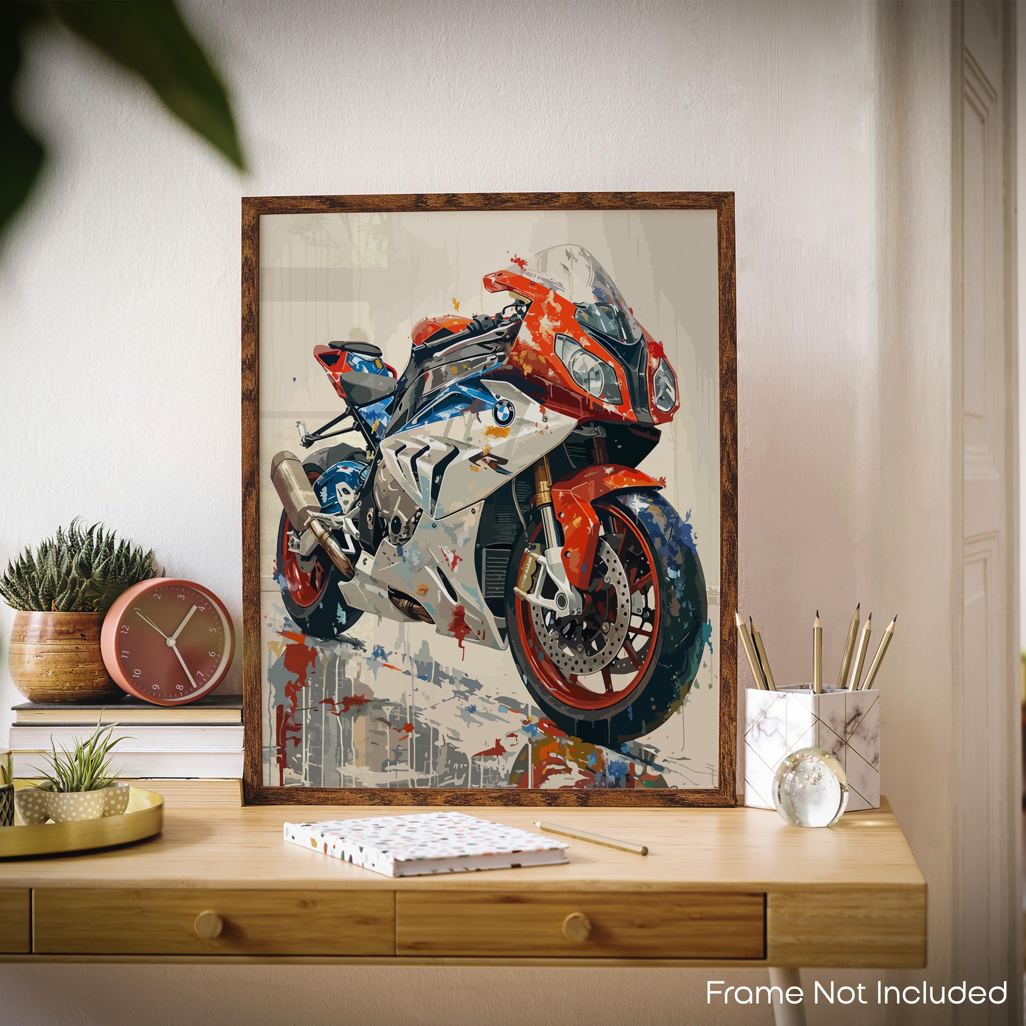 Refined - Motorcycle Poster