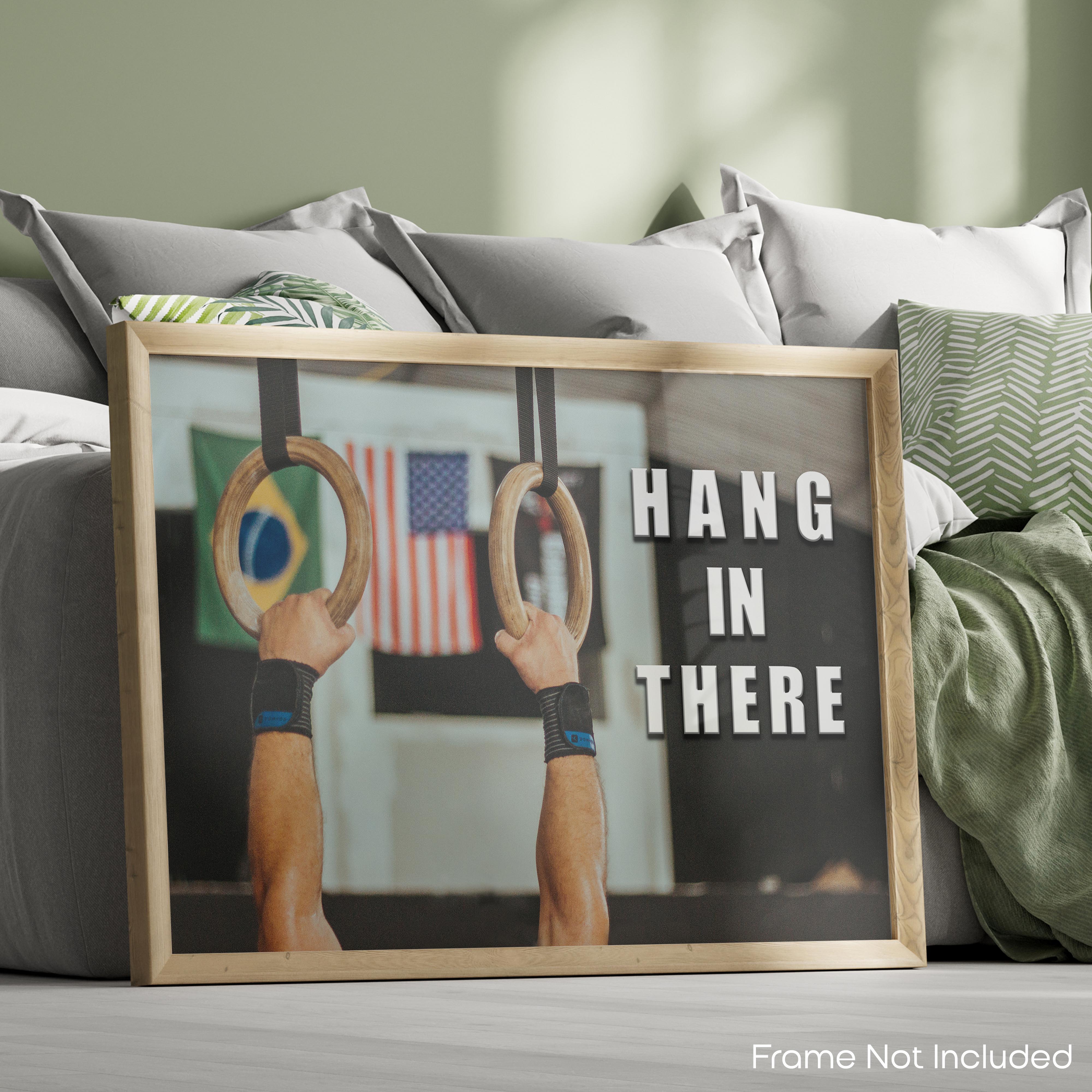 Hang In There - Gymnastics Poster