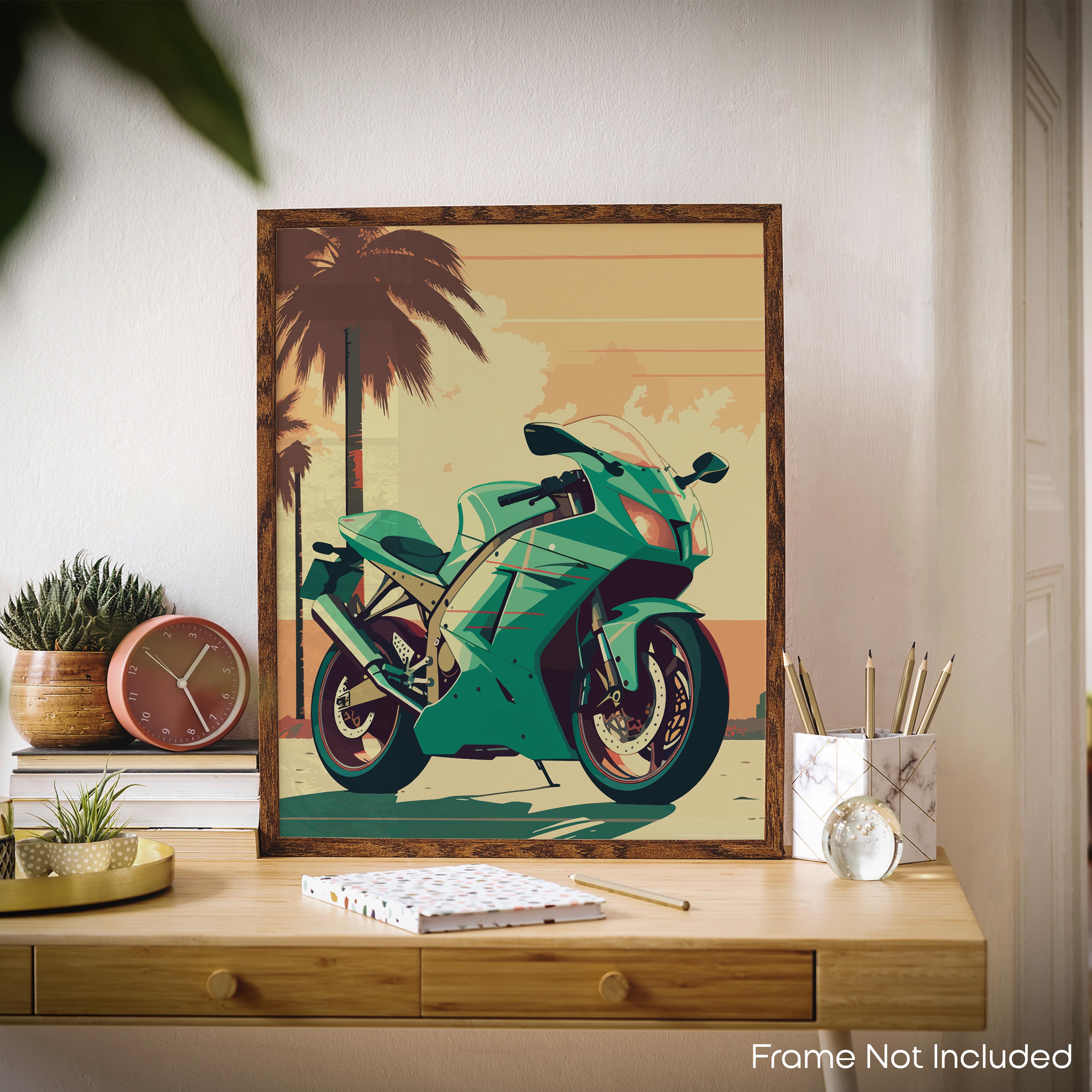 Unleash Your Journey - Motorcycle Poster