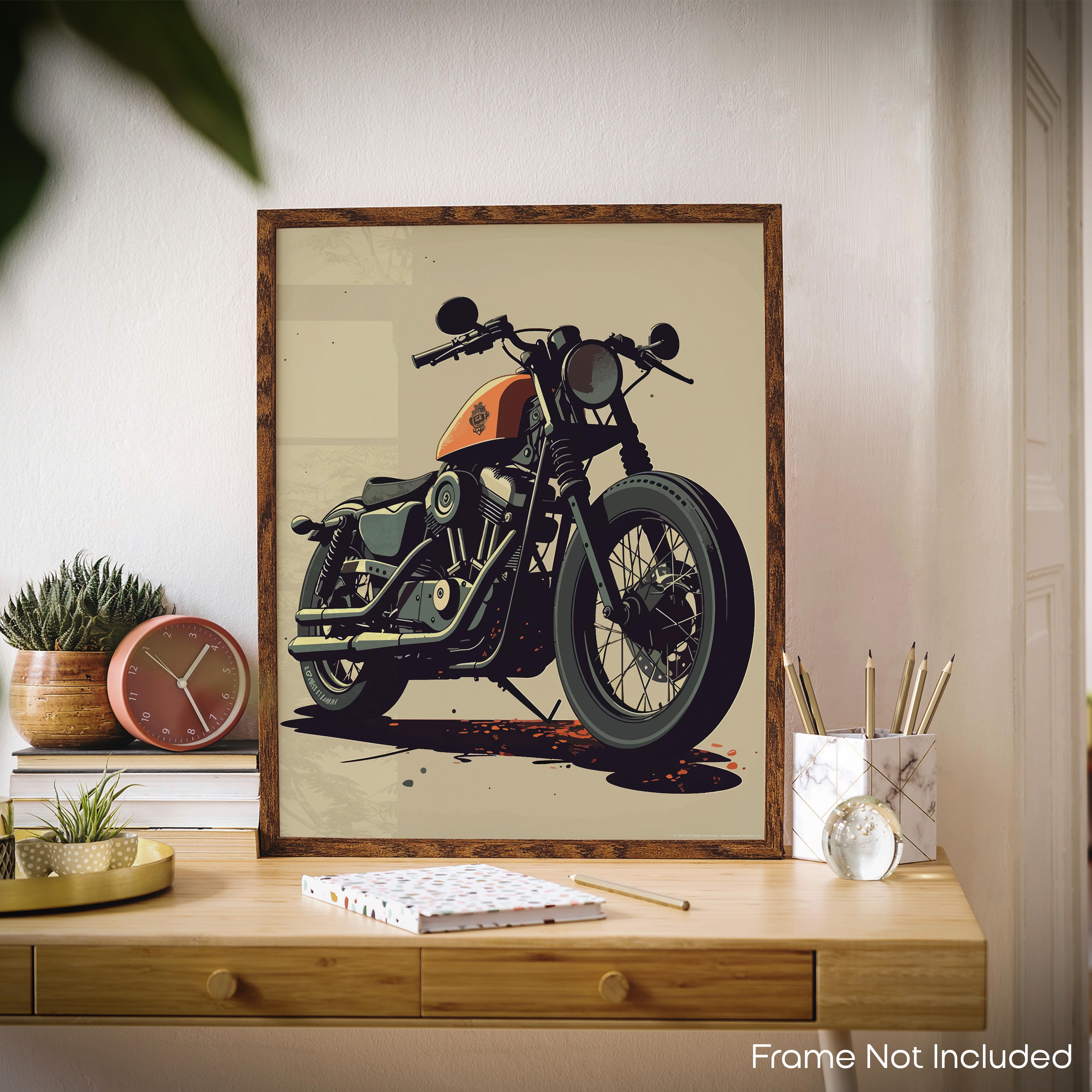 Rider's Pride - Motorcycle Poster