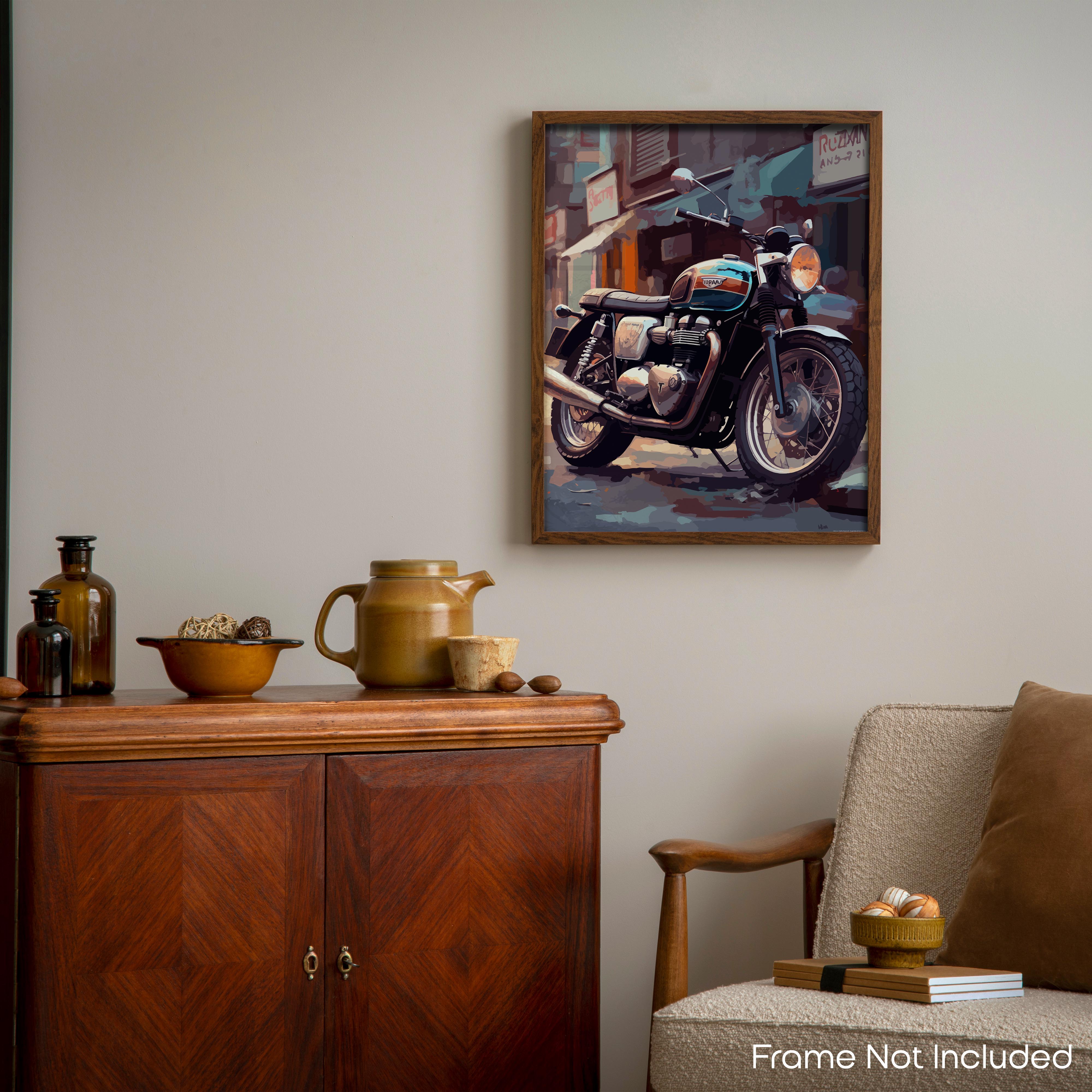 Fluid - Motorcycle Poster