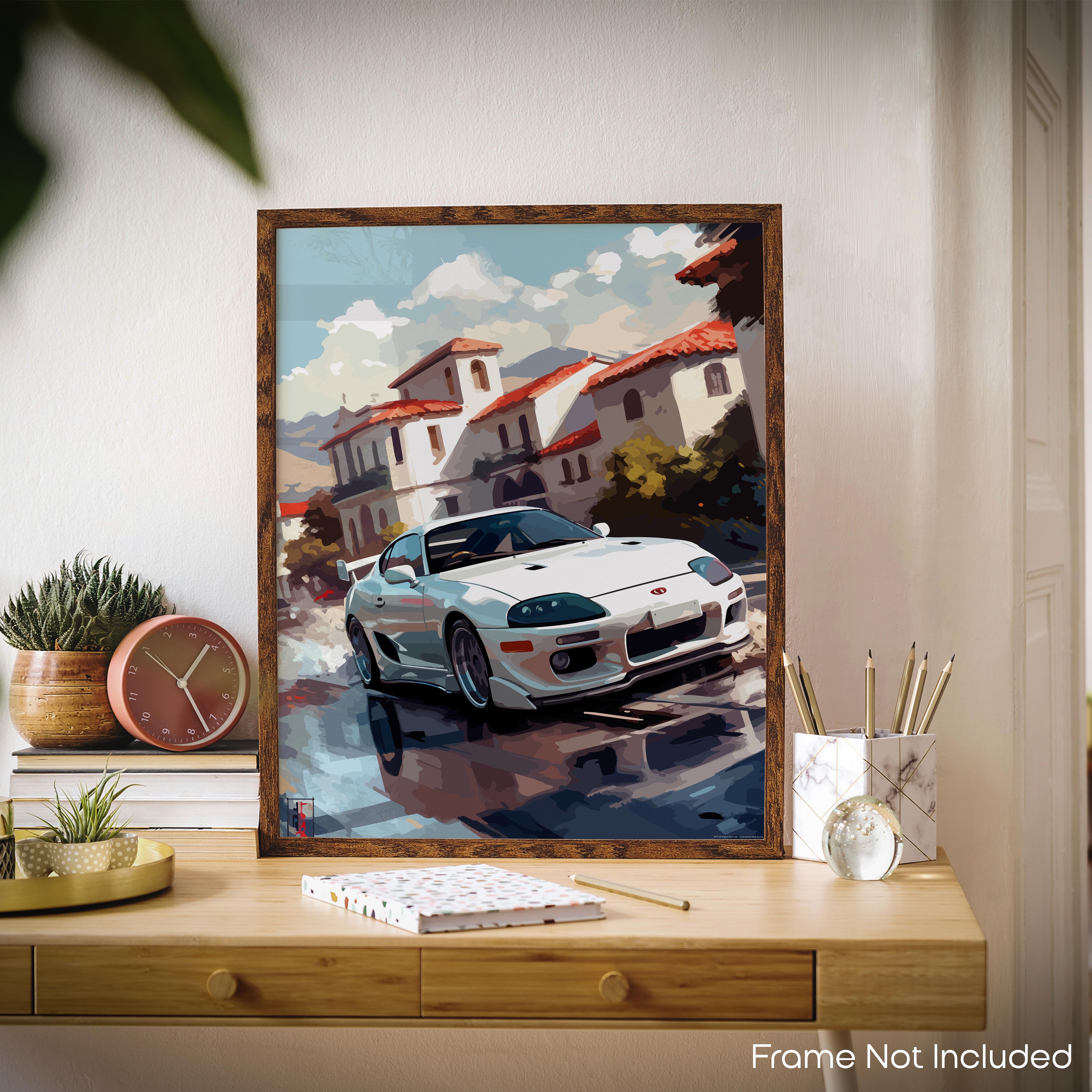 Contoured - Car Poster
