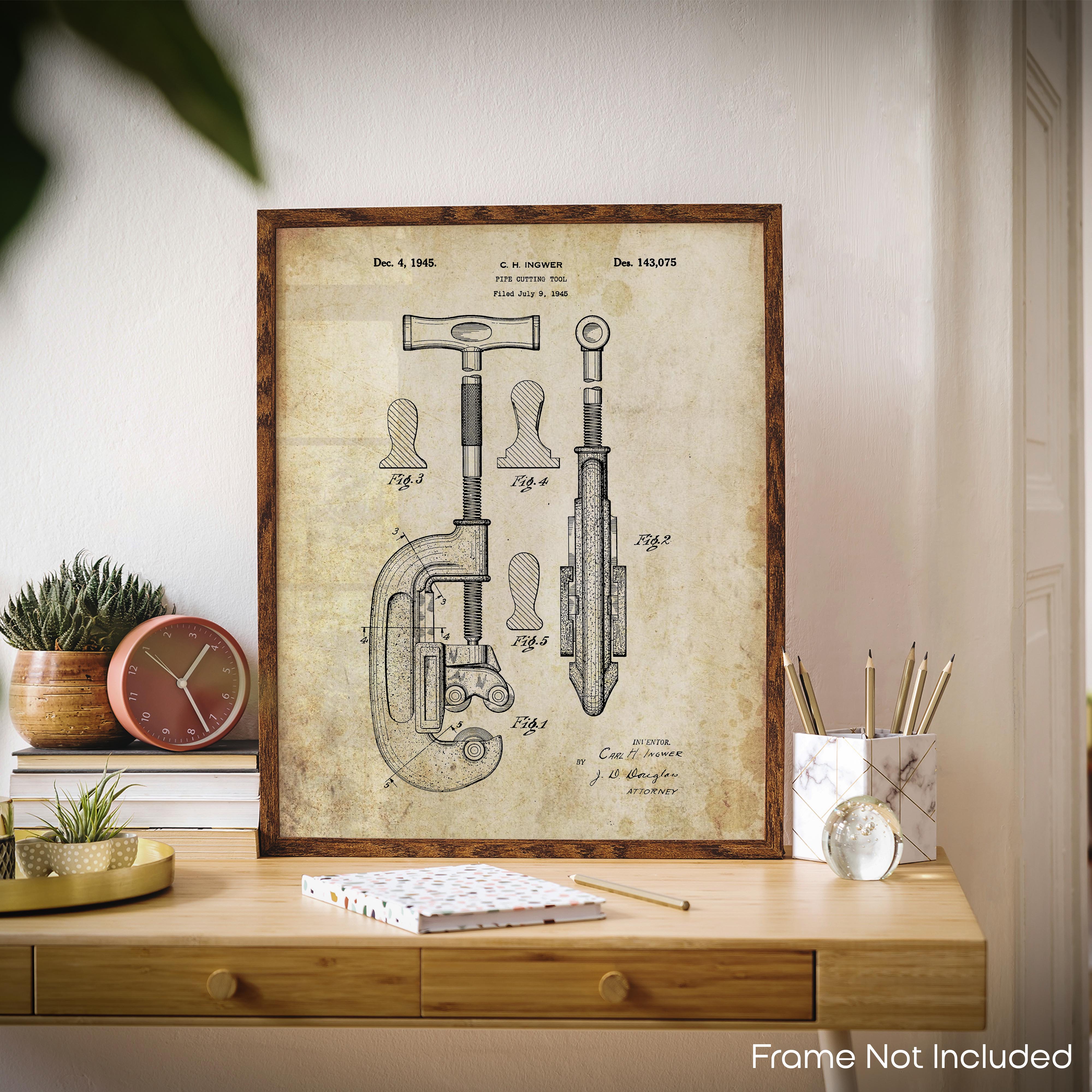 Pipe Cutting Tool - HVAC Poster