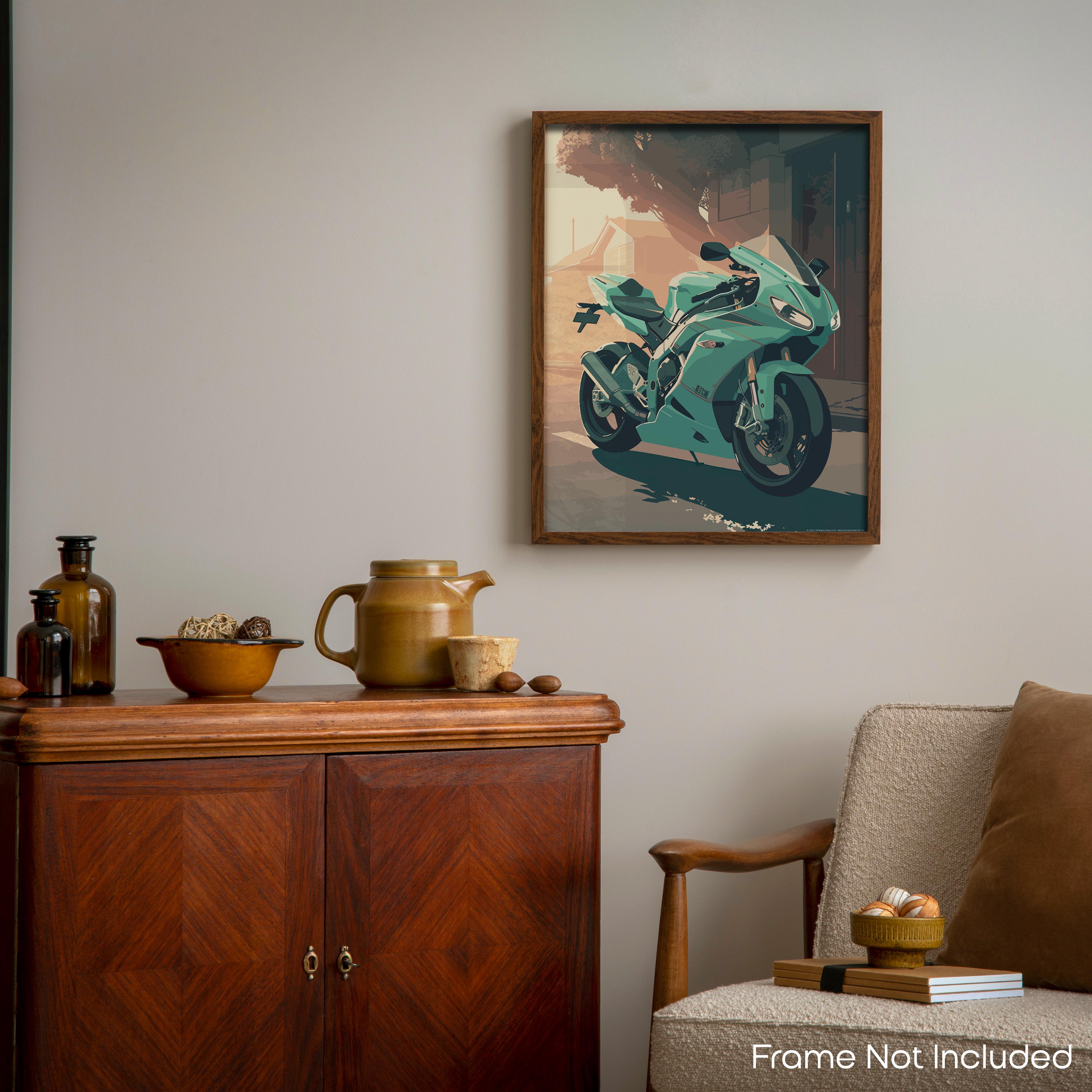 Rider's Paradise - Motorcycle Poster