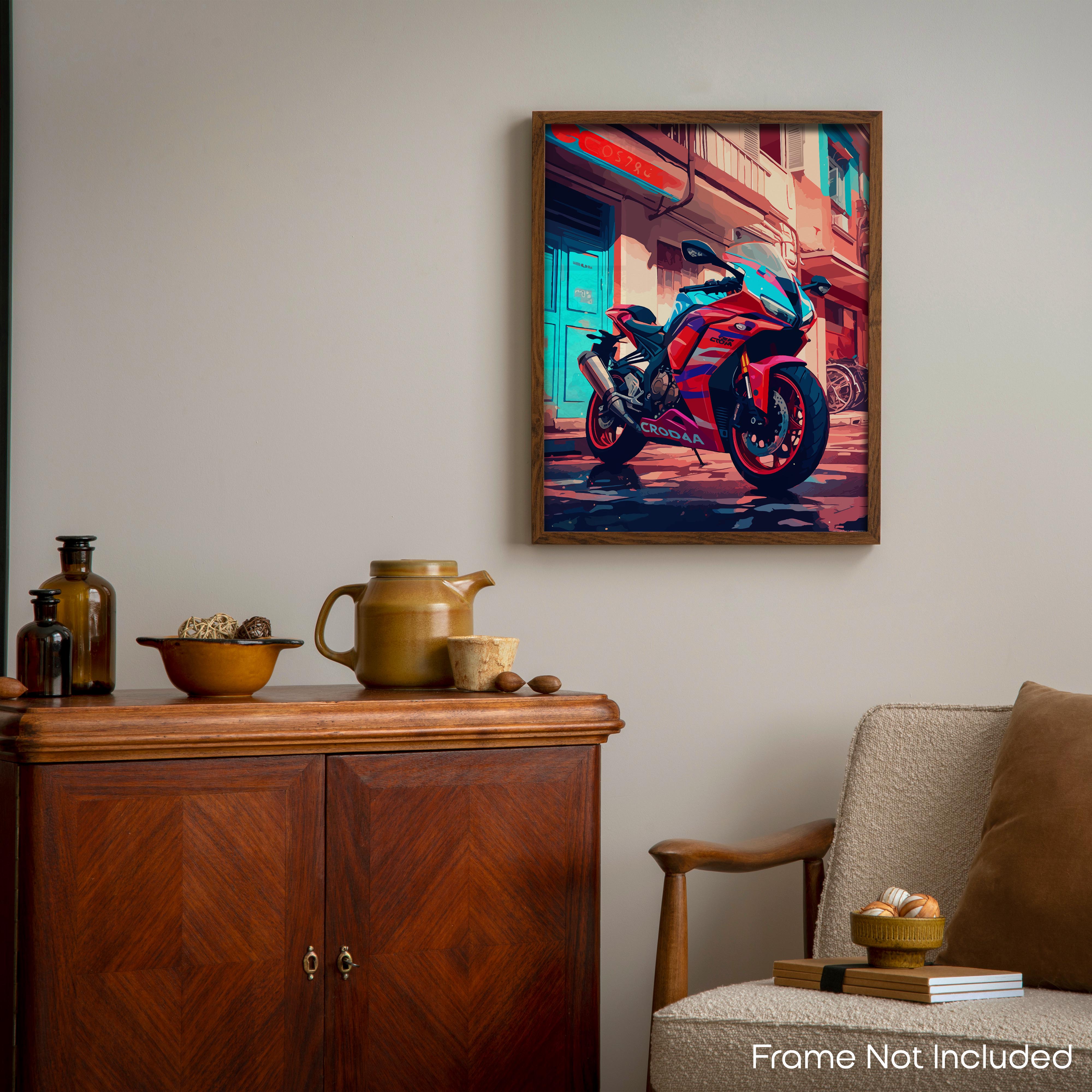Trailblazer - Motorcycle Poster