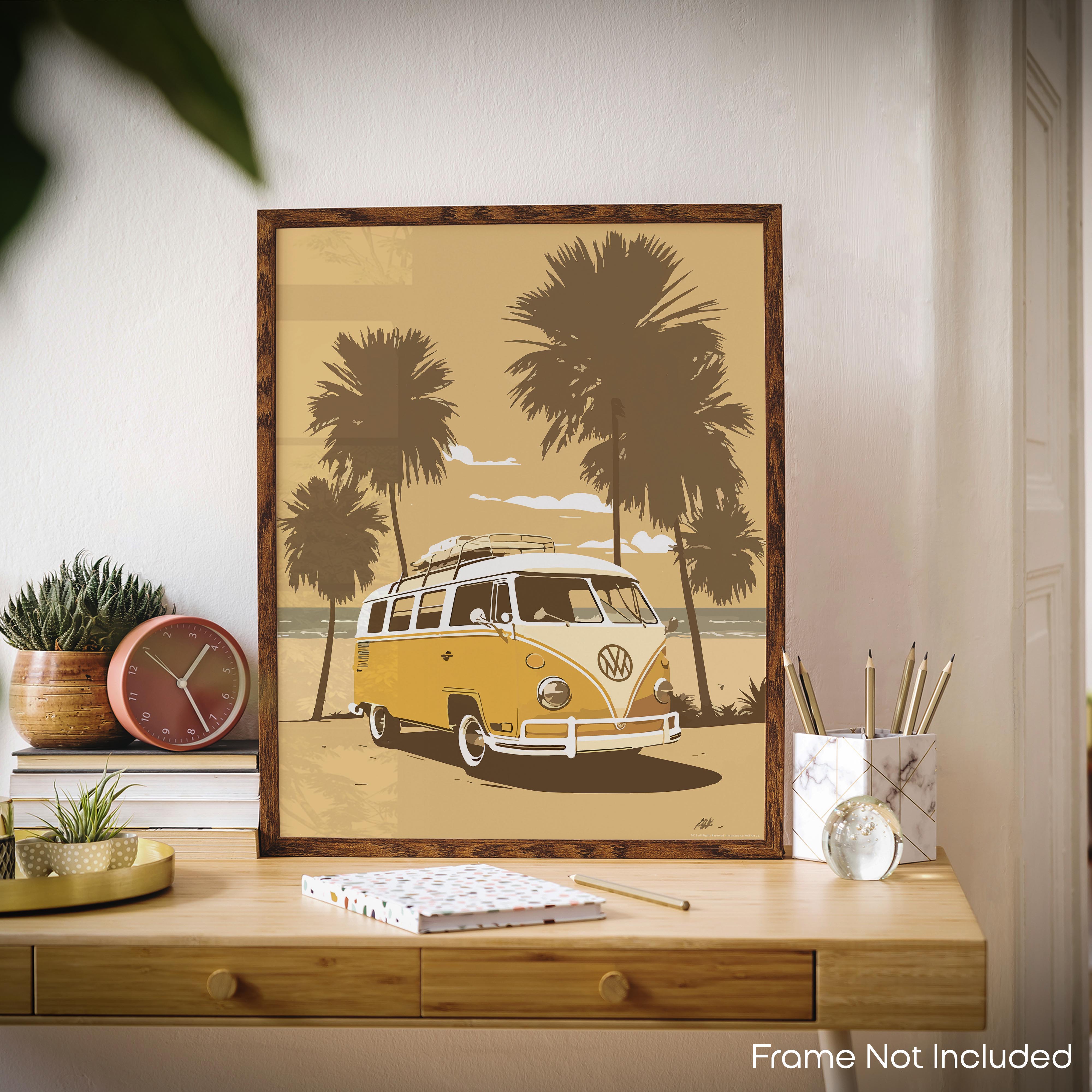 Yellow - Volkswagen Poster