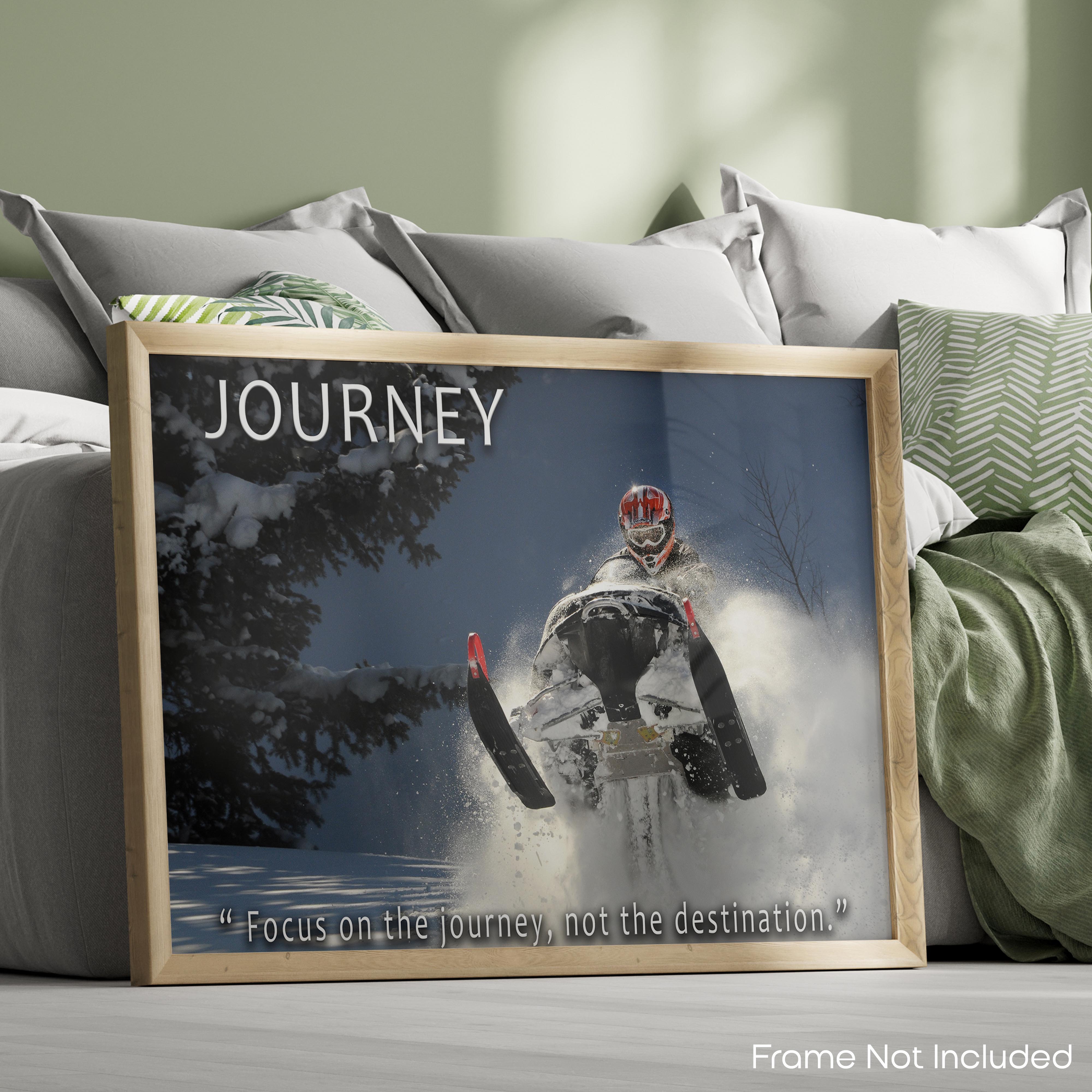 Journey - Snowmobile Poster