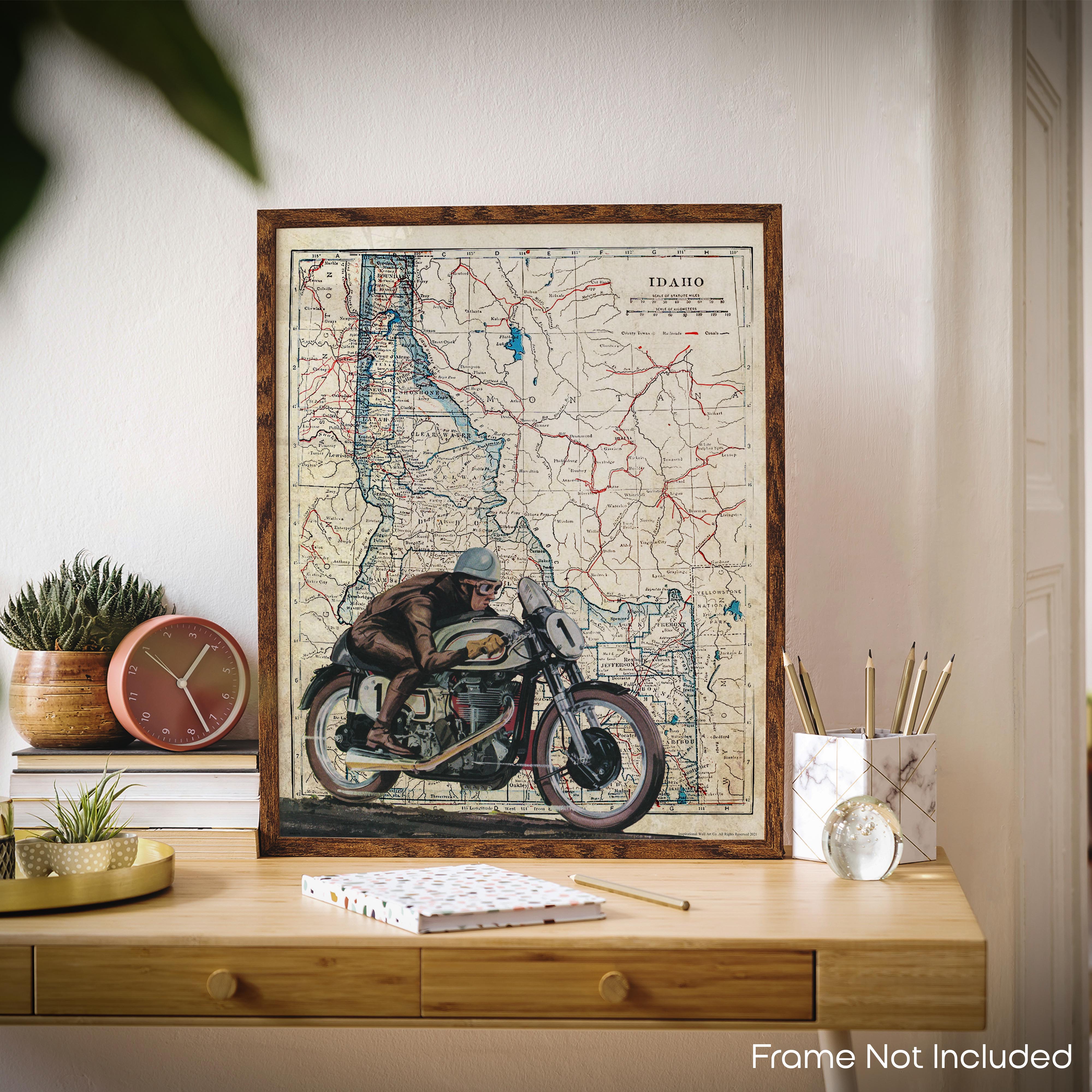 Idaho - Motorcycle Poster