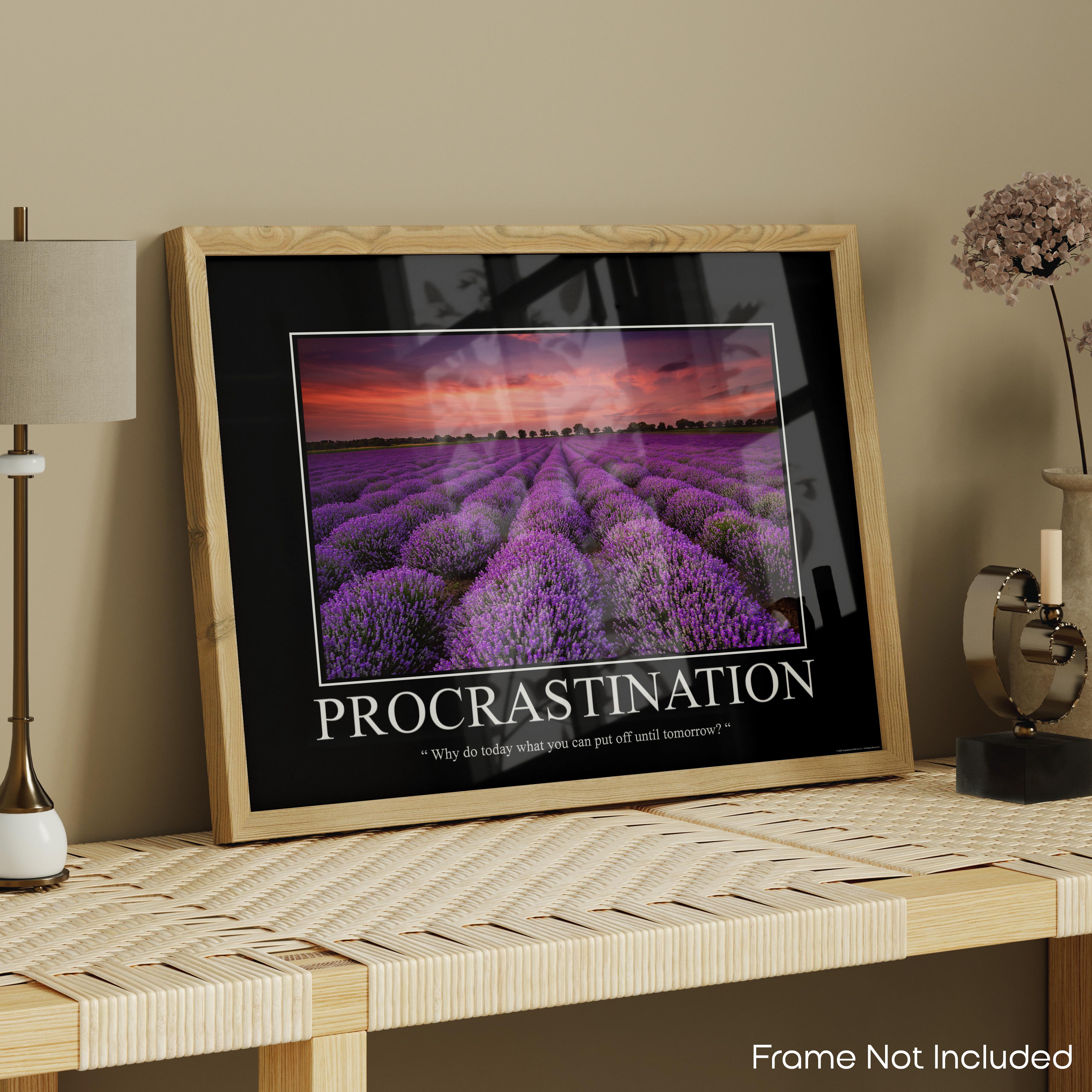 Procrastination - Demotivational Poster