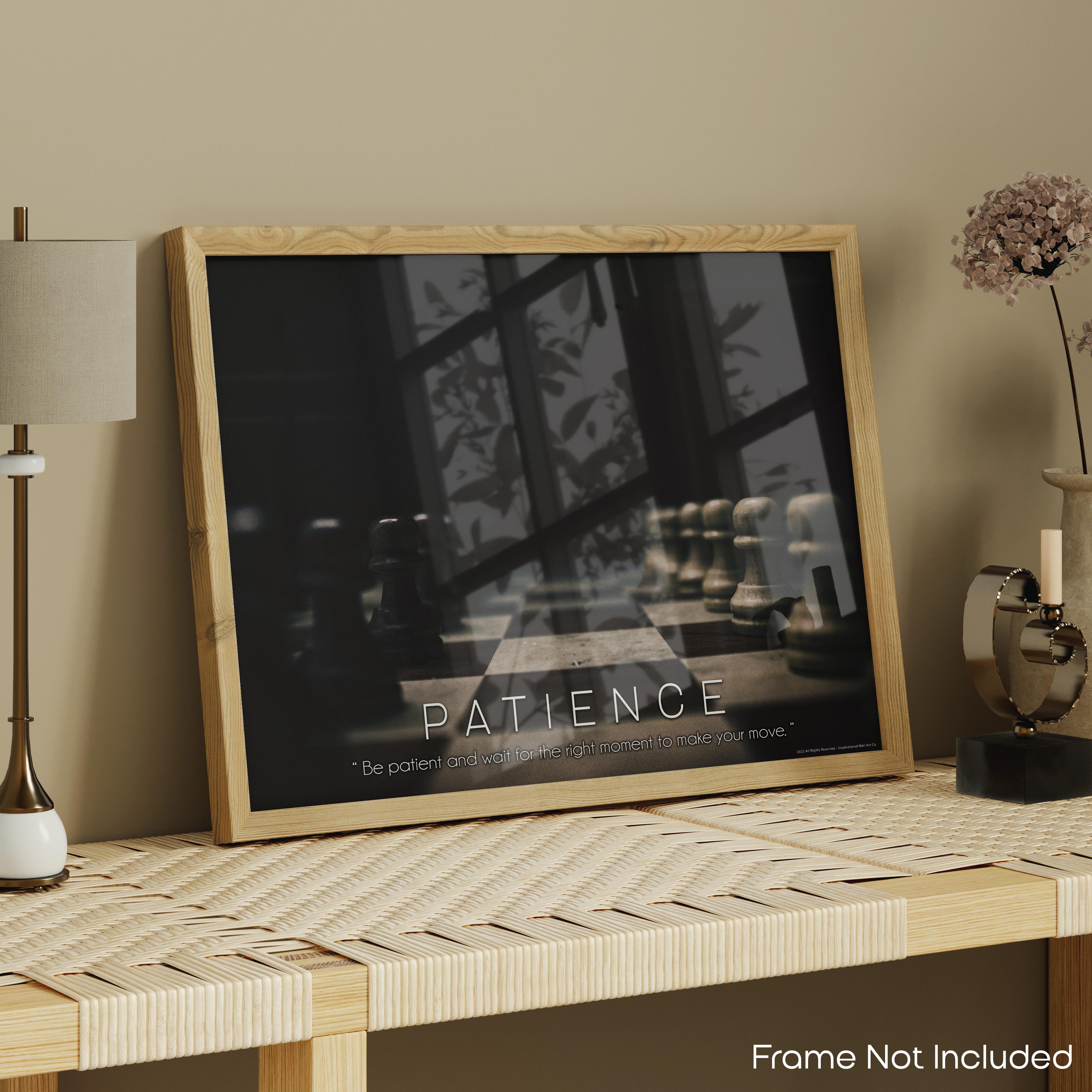 Patience - Chess Poster
