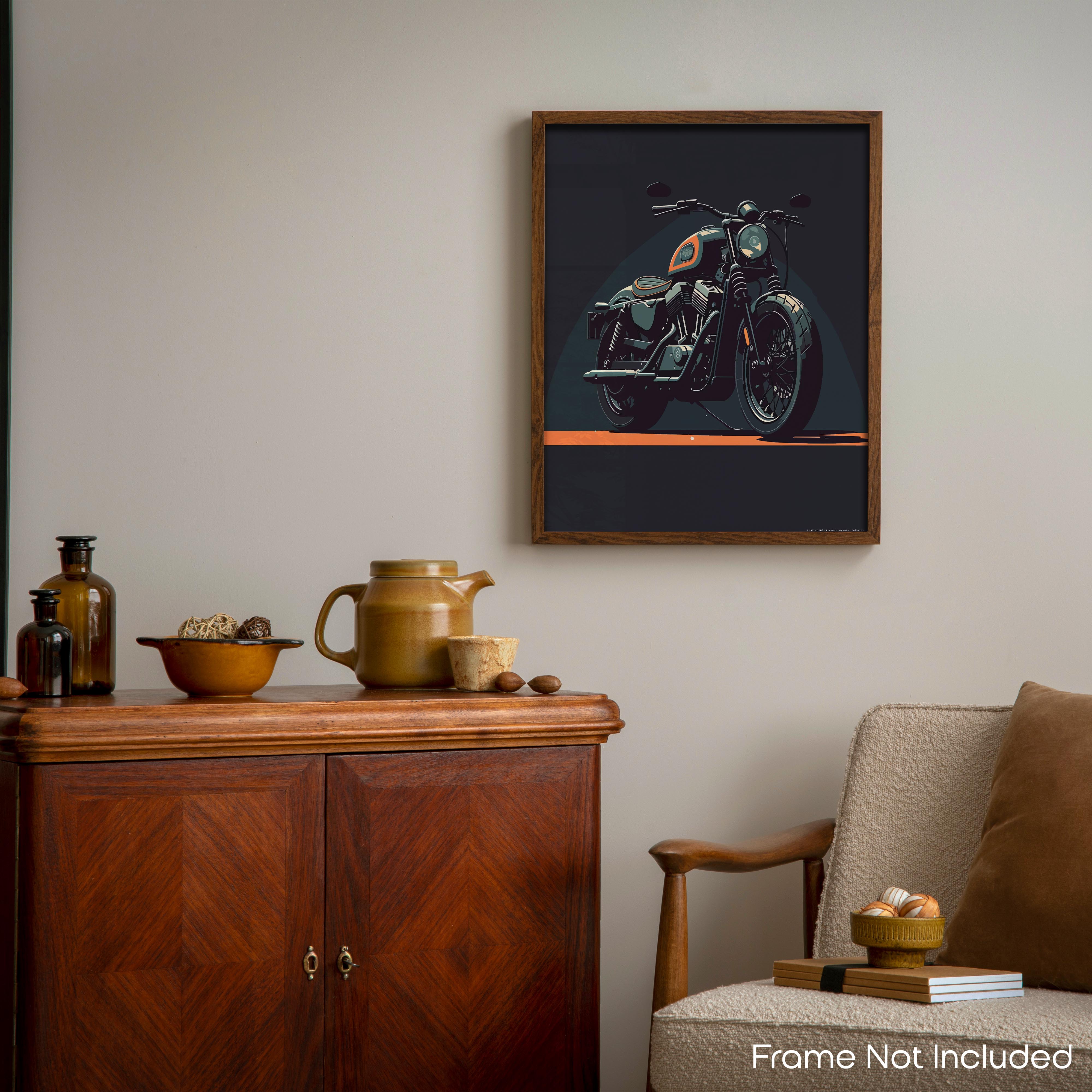 Biker's Haven - Motorcycle Poster