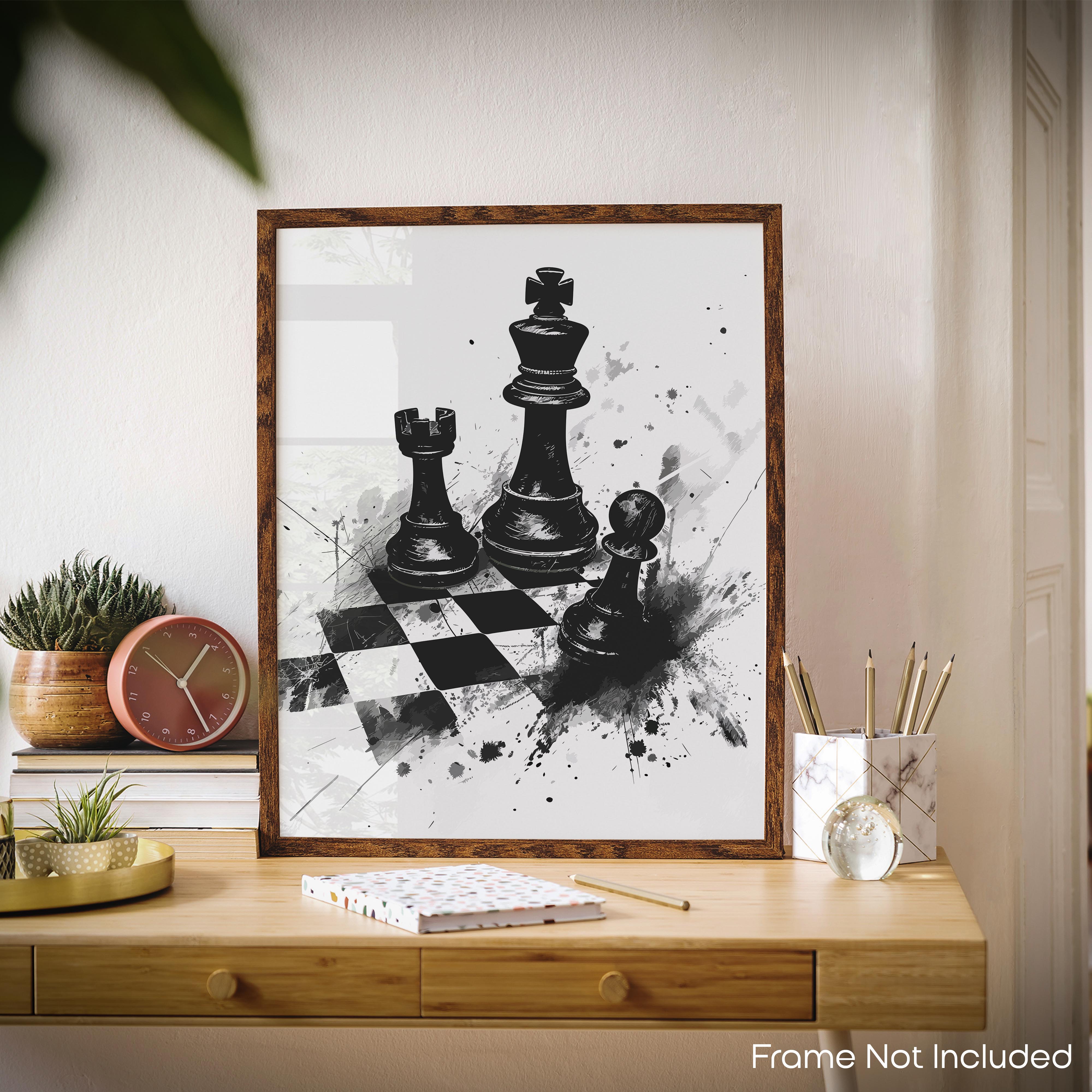 Board Battles - Chess Poster