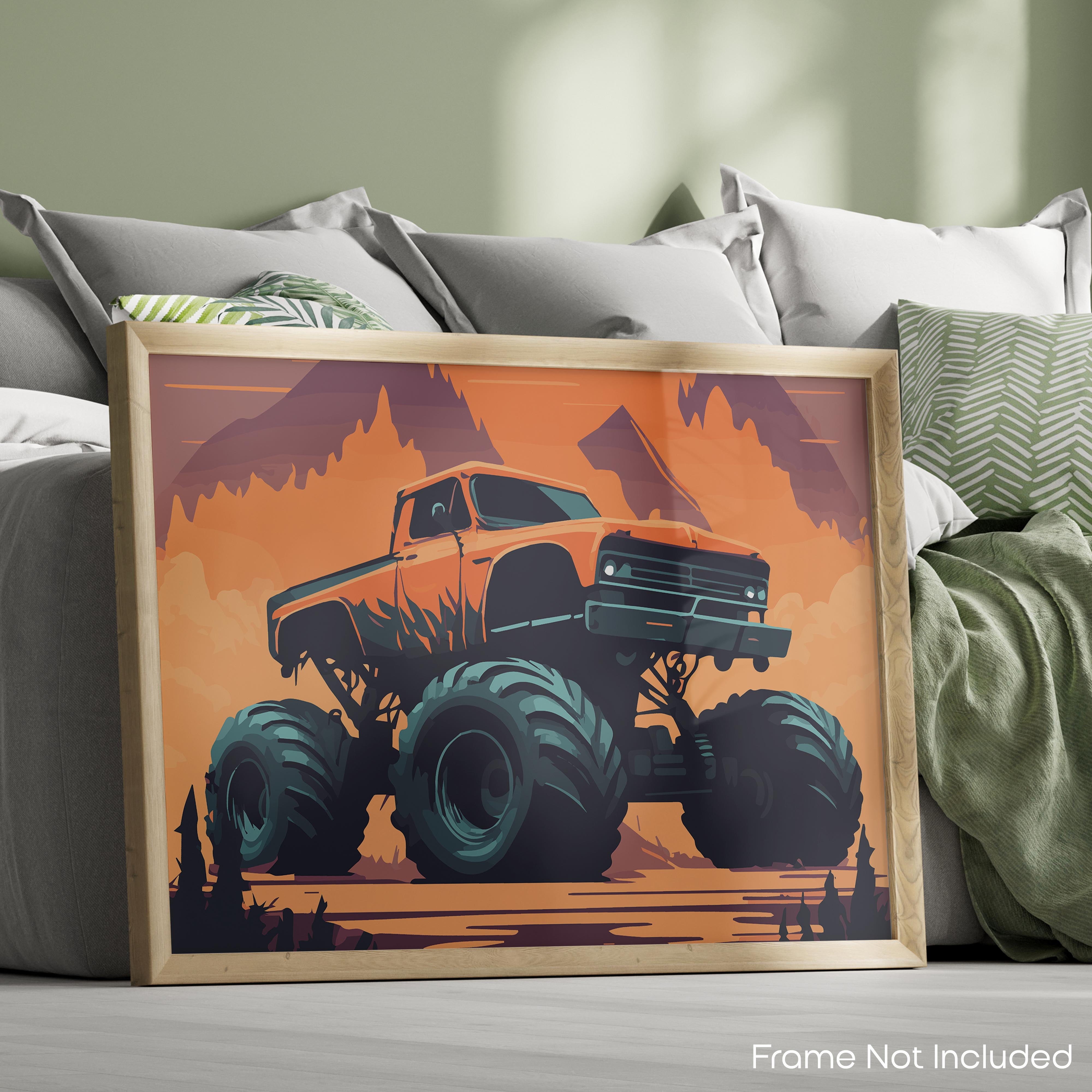 Big Orange - Truck Poster