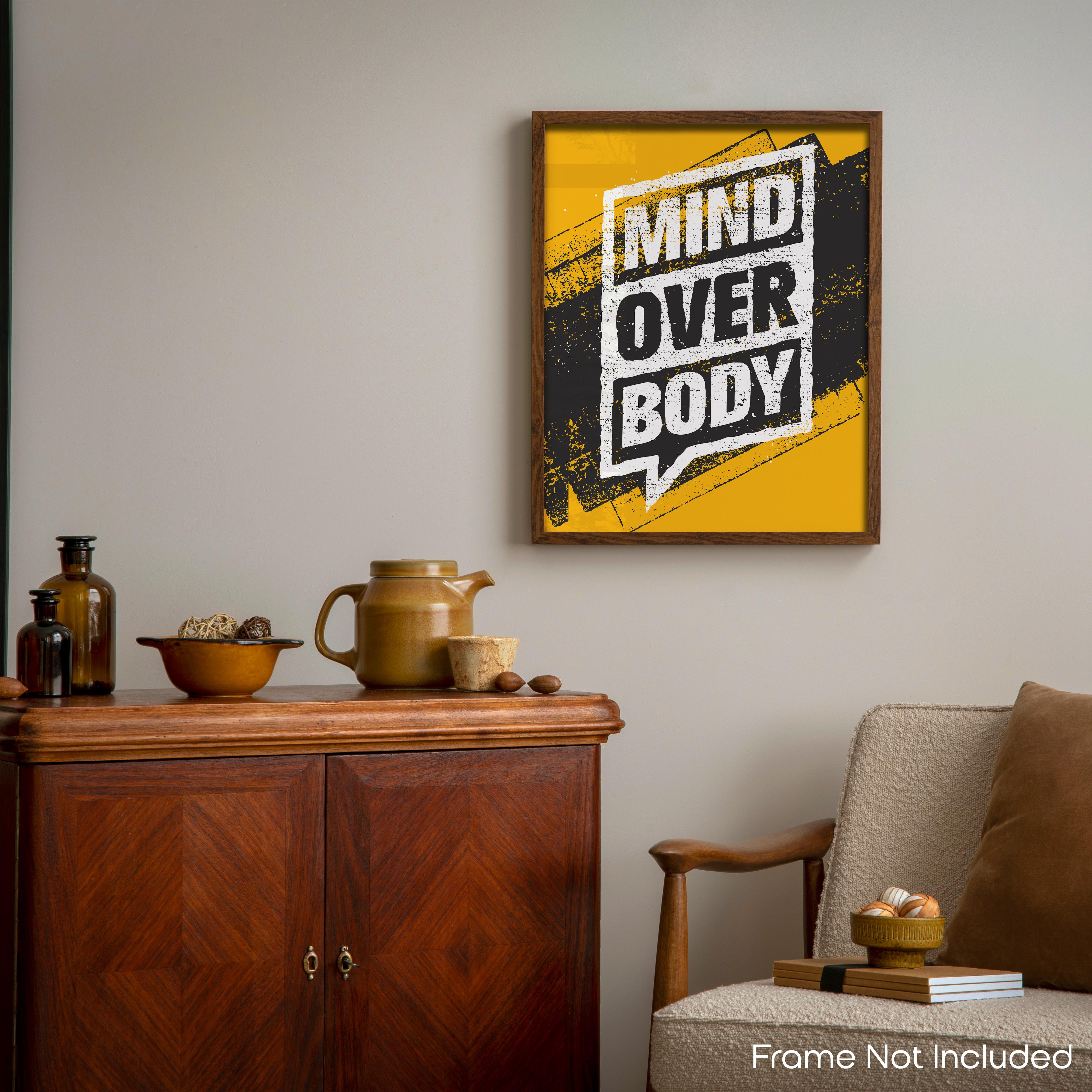 Mind Over Body - Gym Poster
