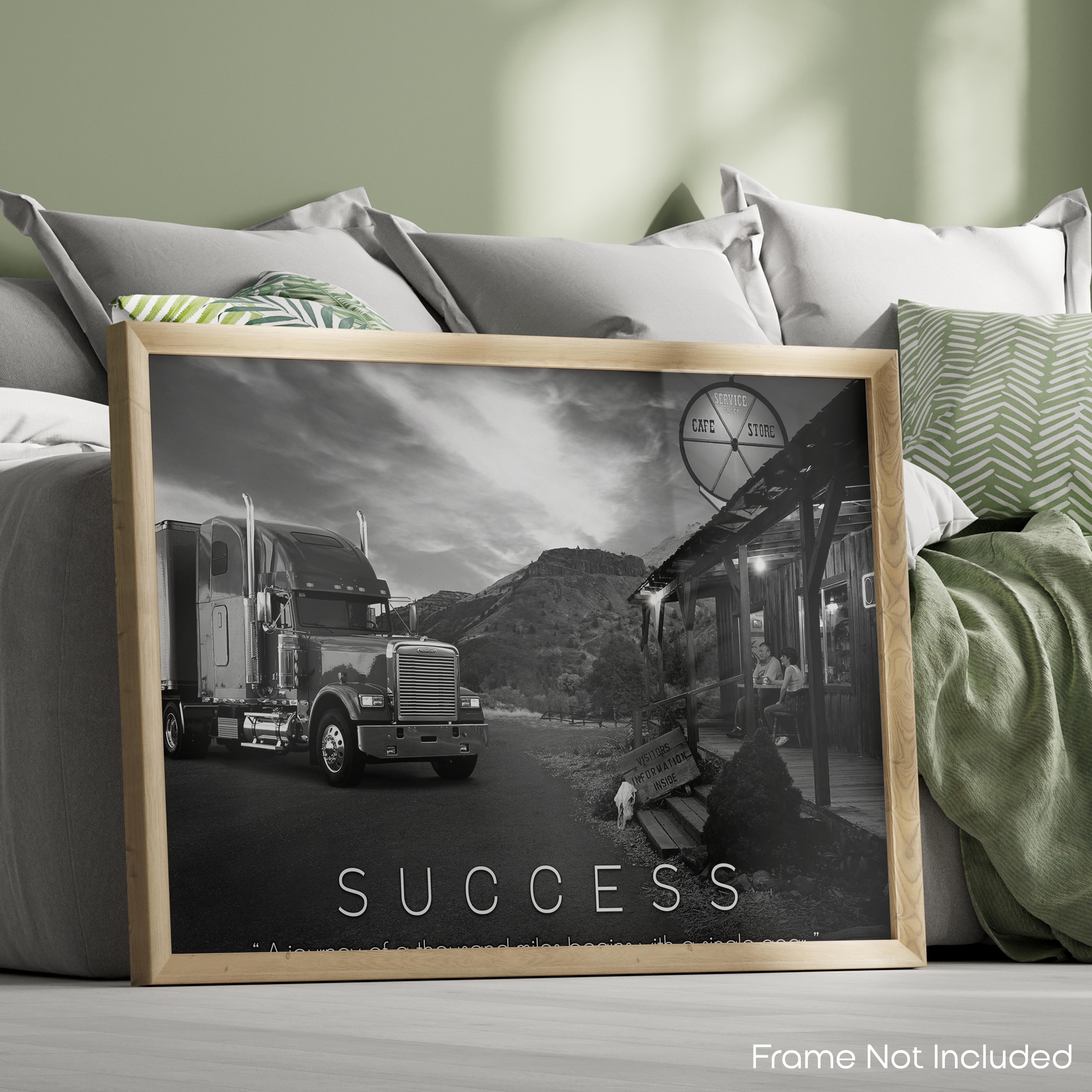 Success - Semi Truck Poster