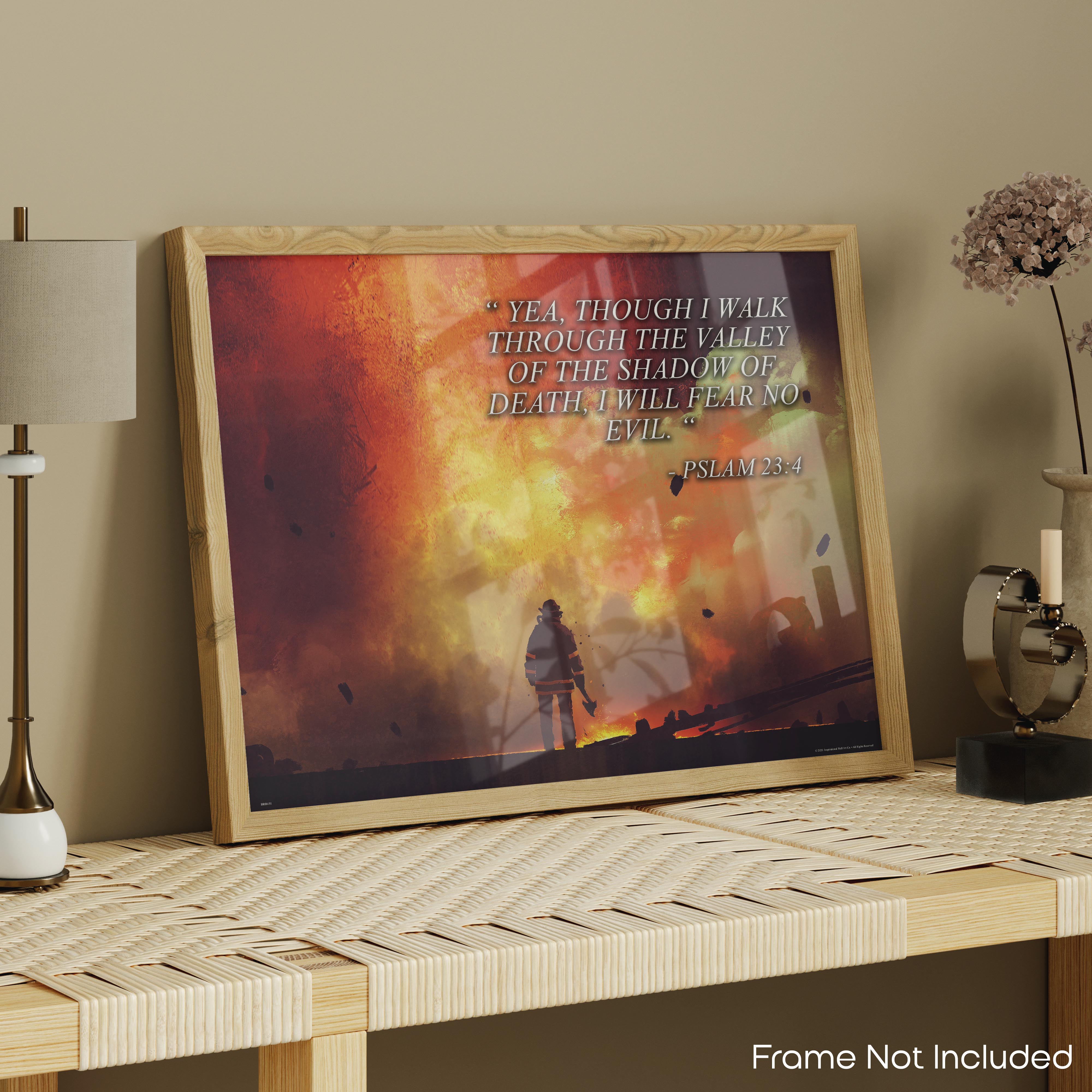 Firefighting - Religious Poster