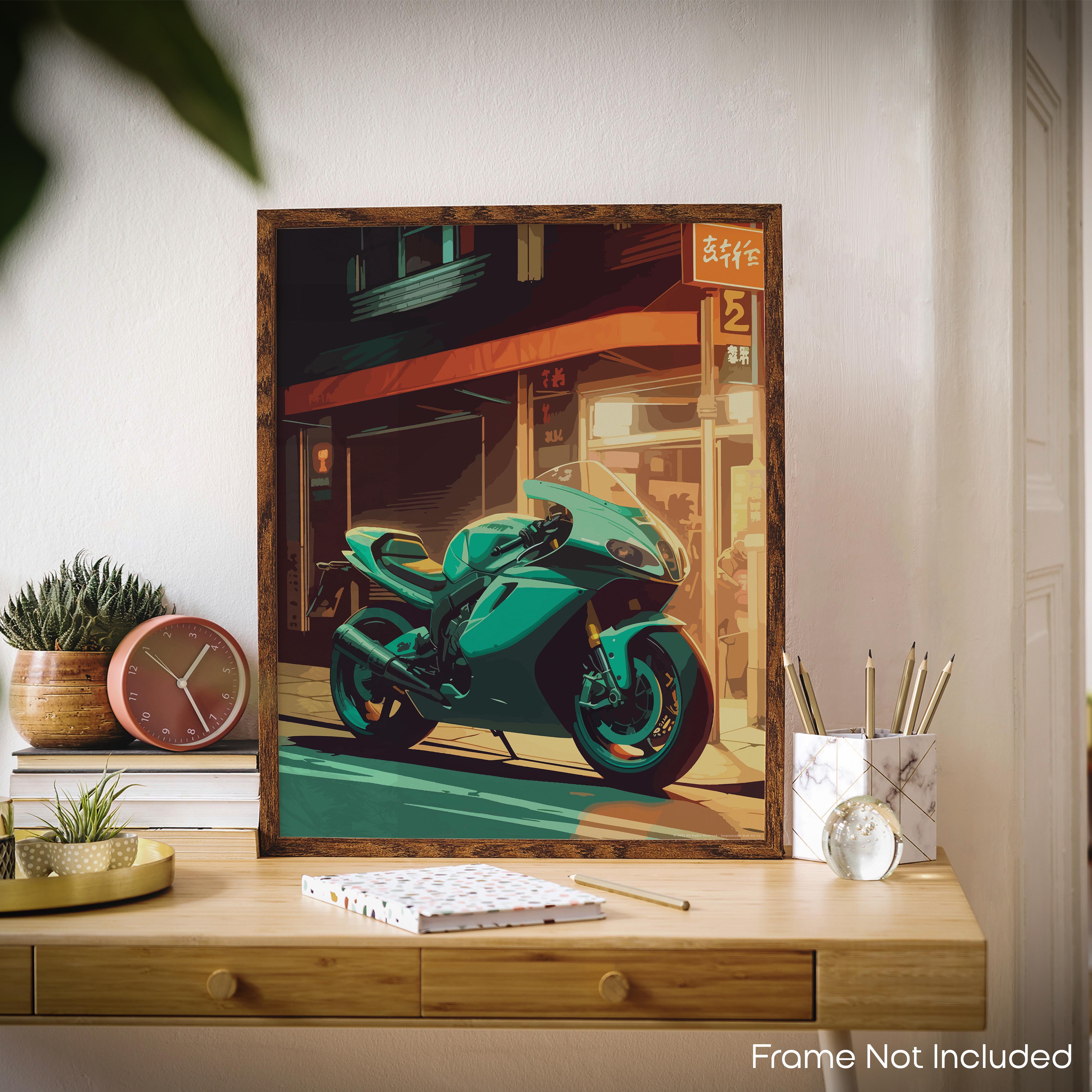 Riding Legends - Motorcycle Poster