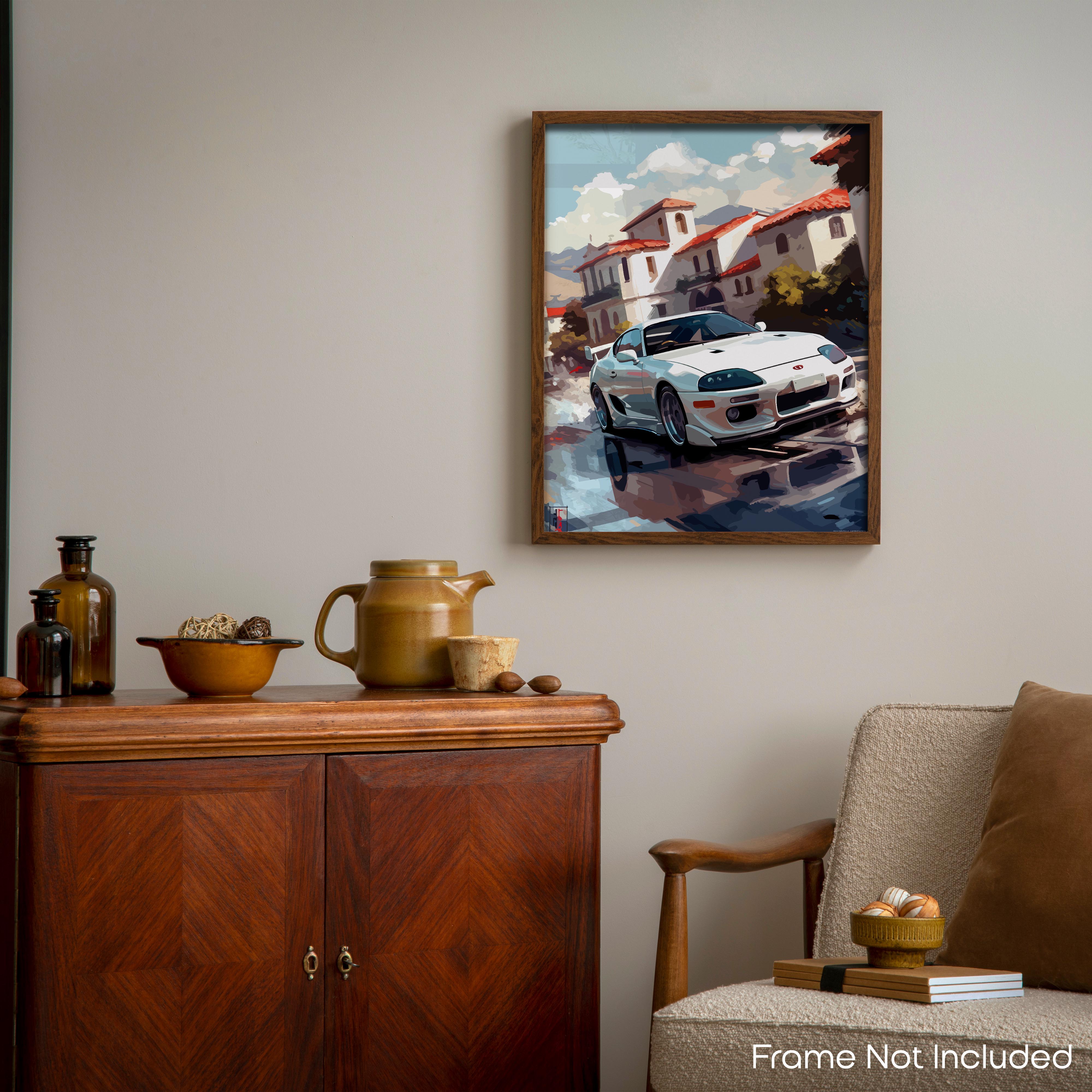 Contoured - Car Poster