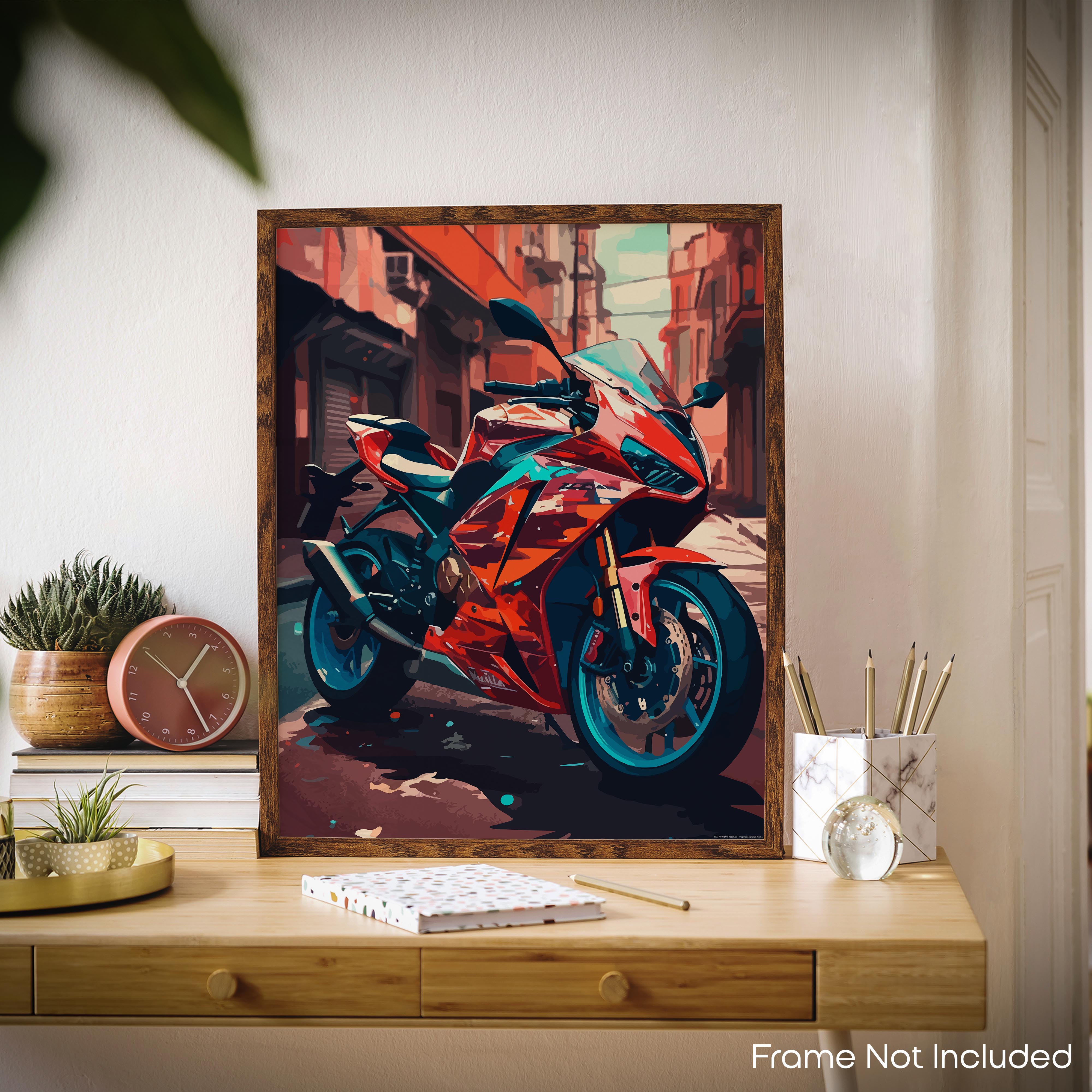Uptempo - Motorcycle Poster