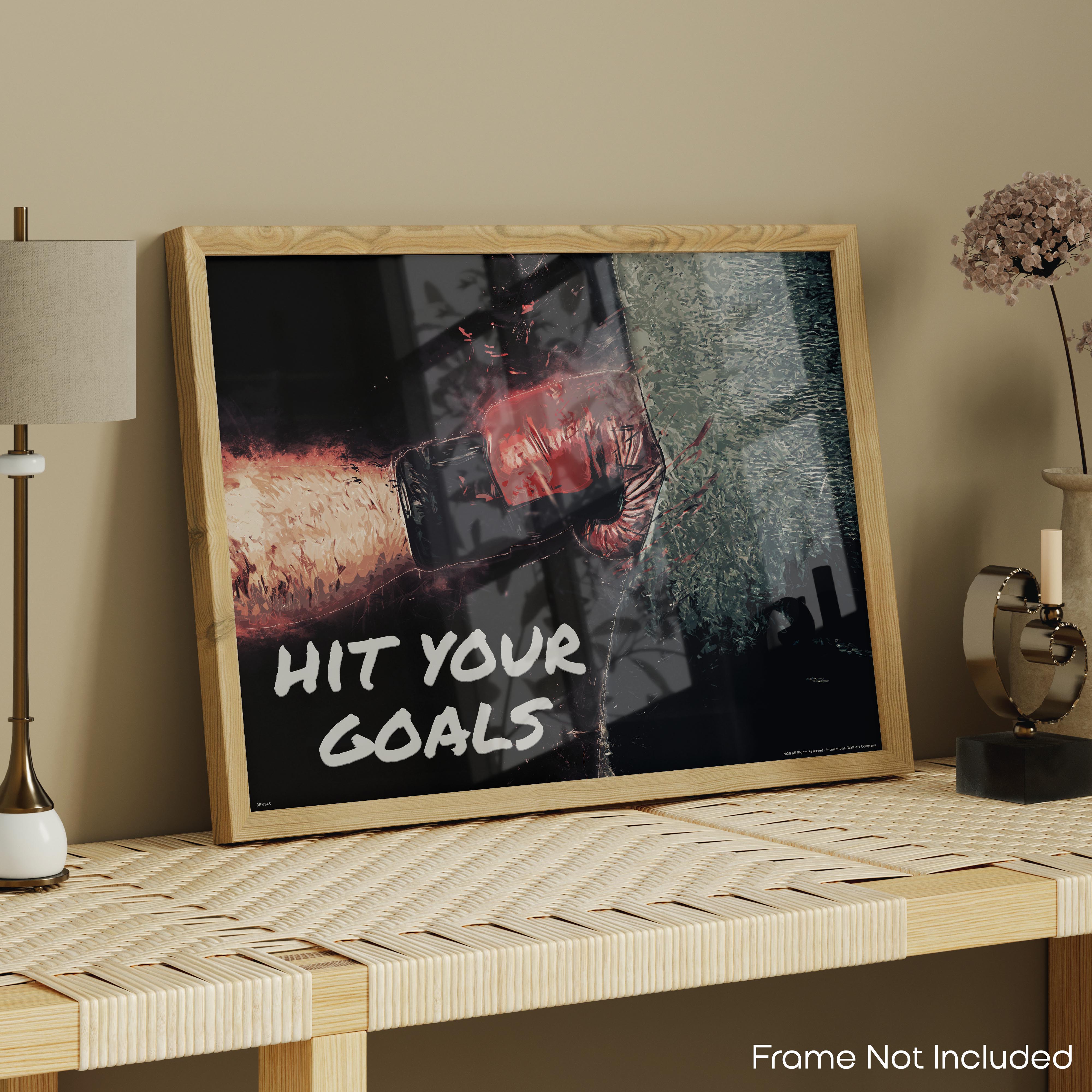 Hit Your Goals - Boxing Poster