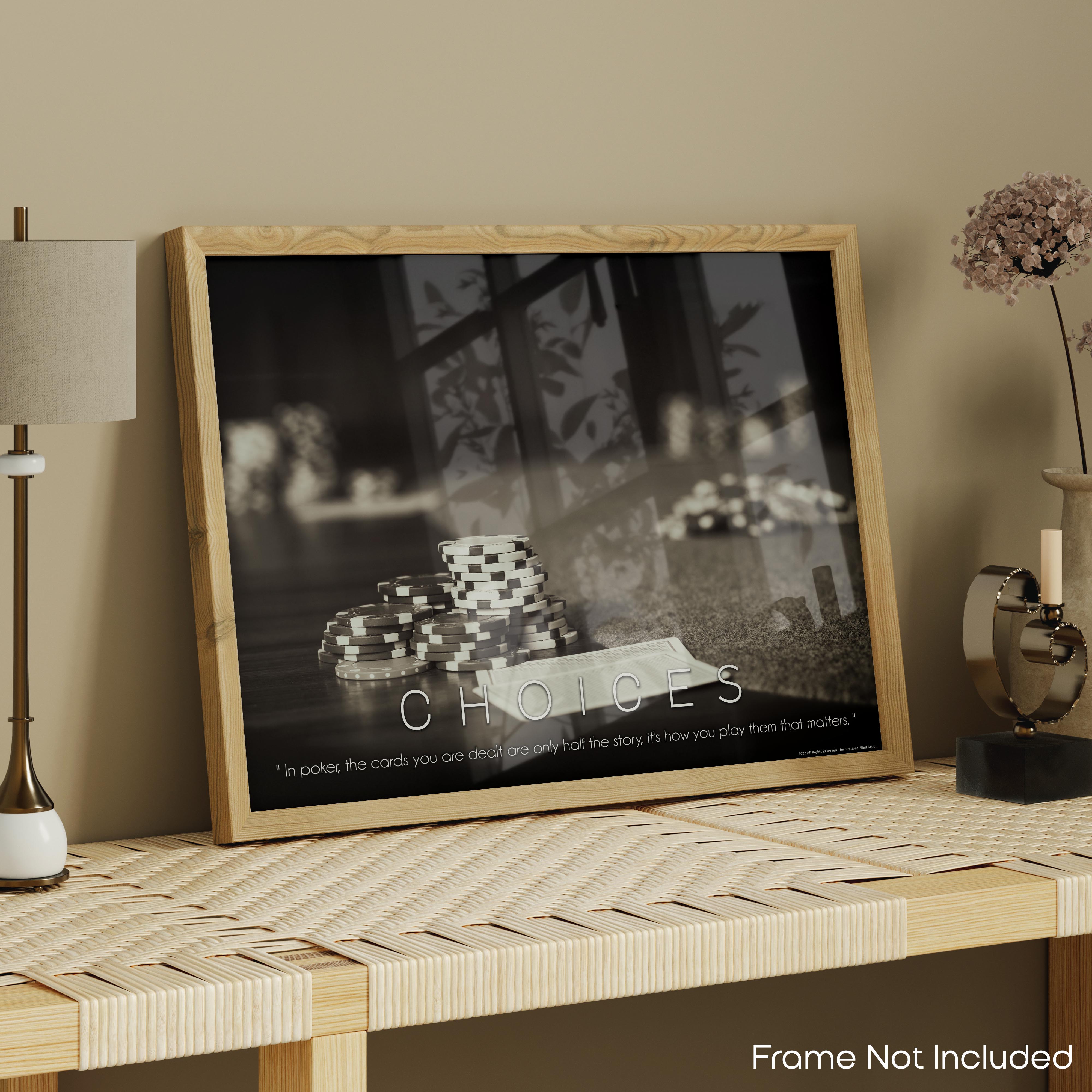Choices - Poker Poster