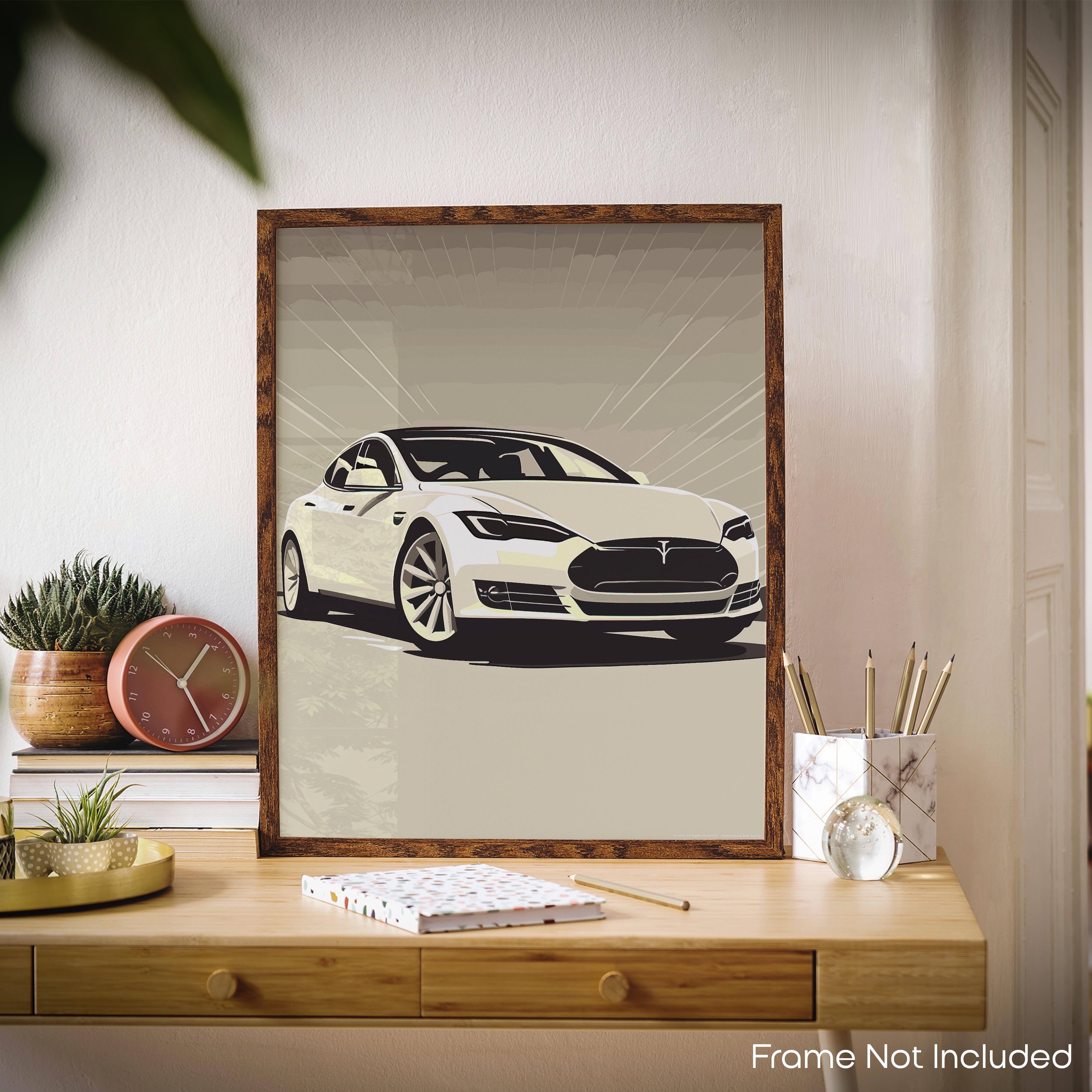 Roaring Pistons - Car Poster