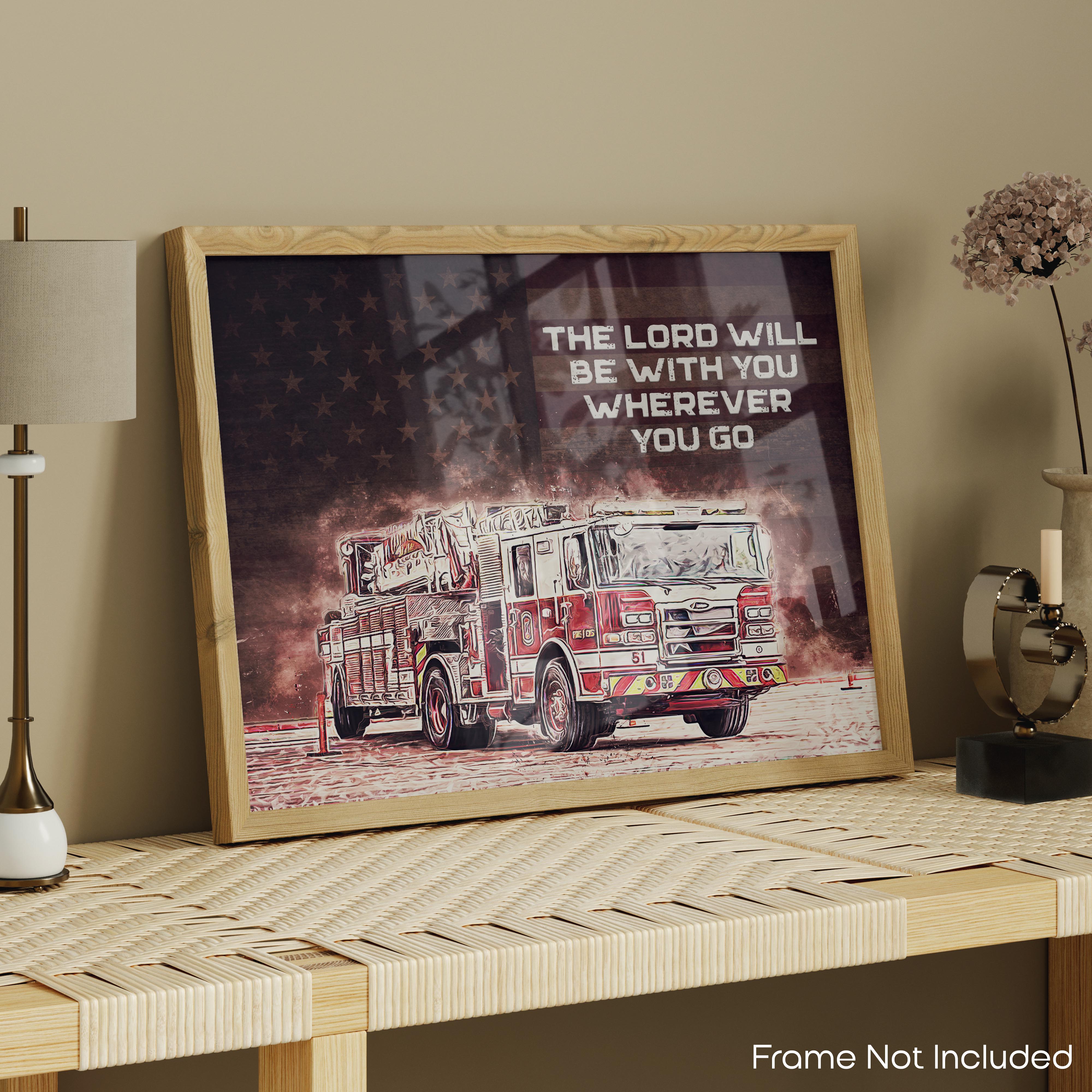 Lord By My Side - Religious Poster