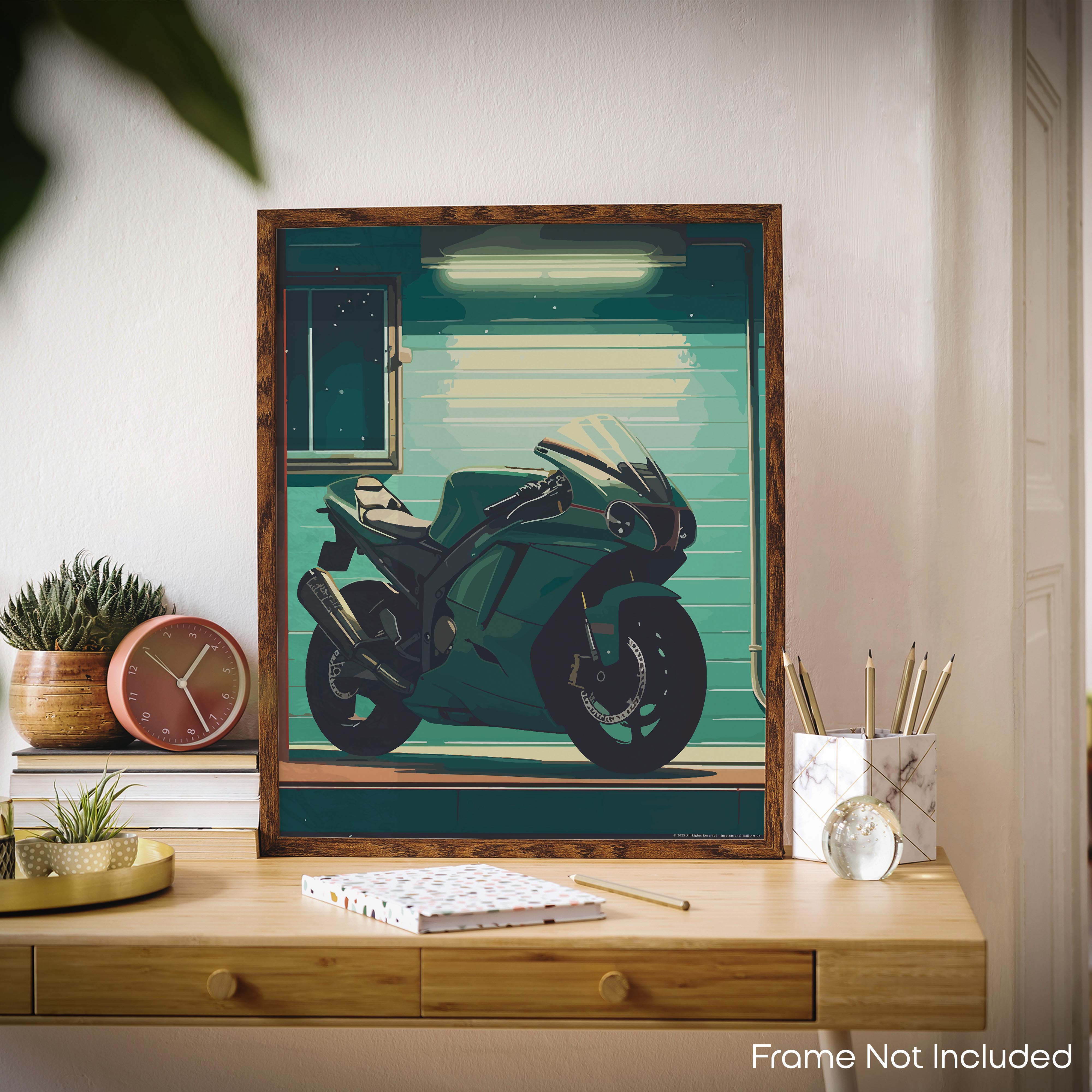 Highway Bliss - Motorcycle Poster