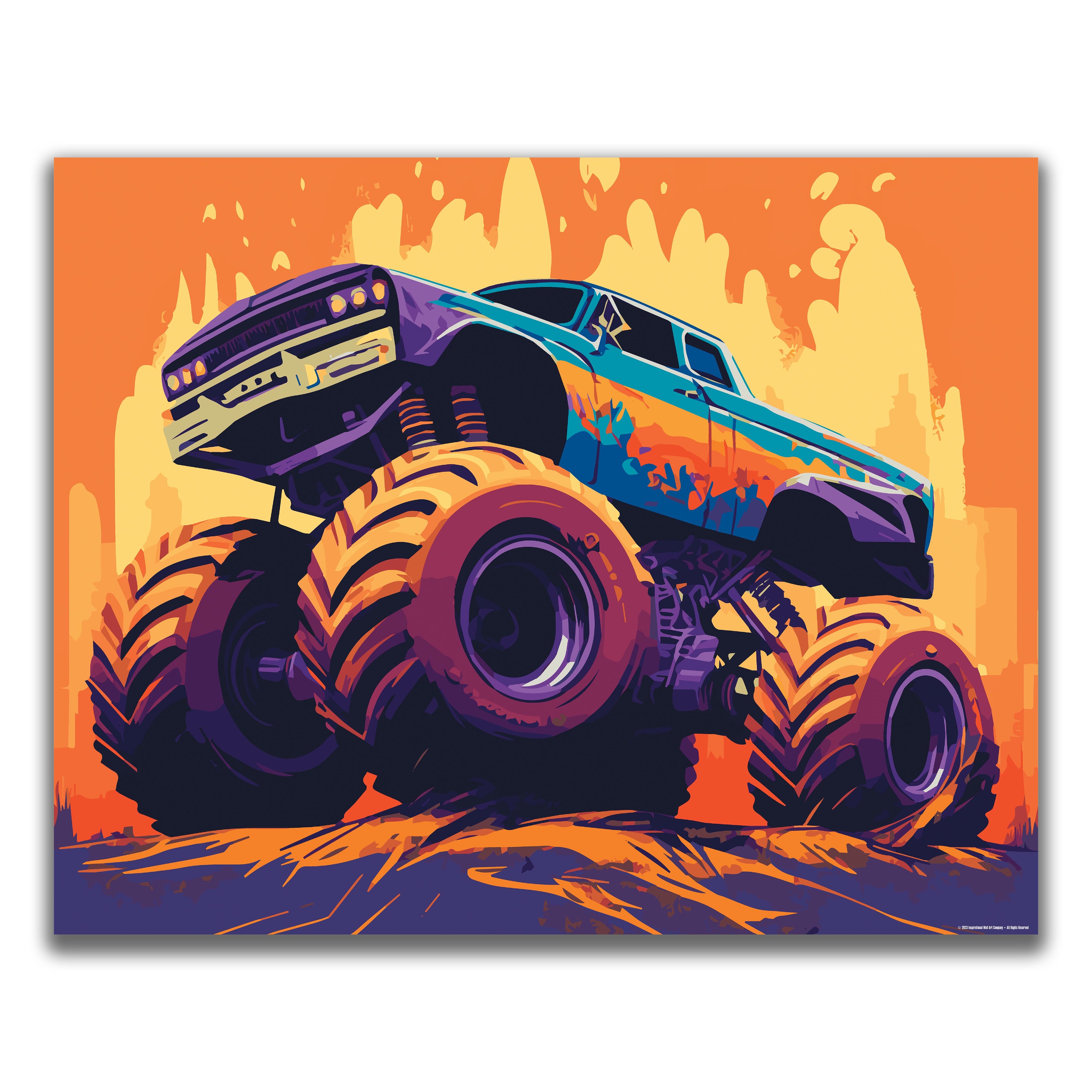 Lifted Truck - Truck Poster