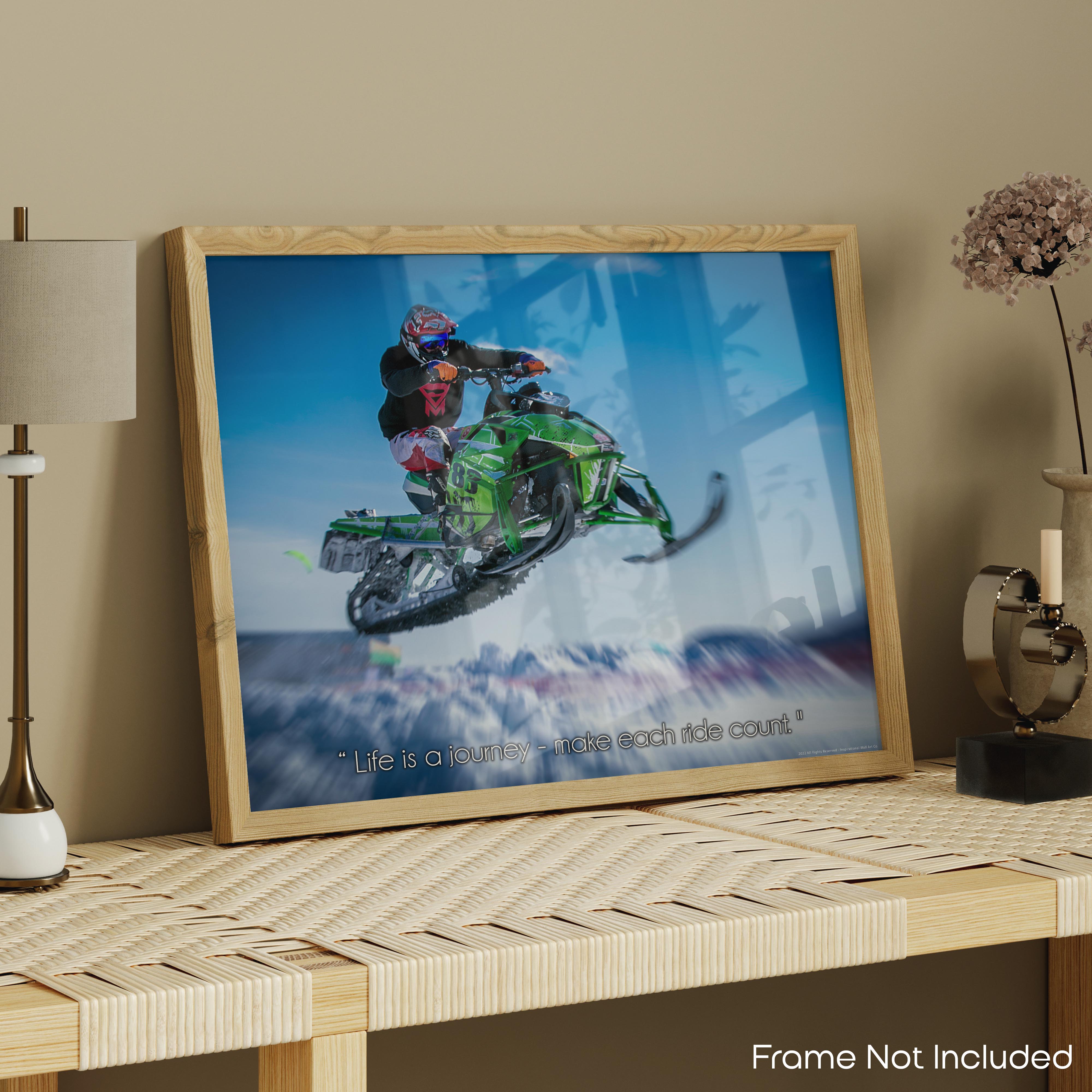 Ride - Snowmobile Poster