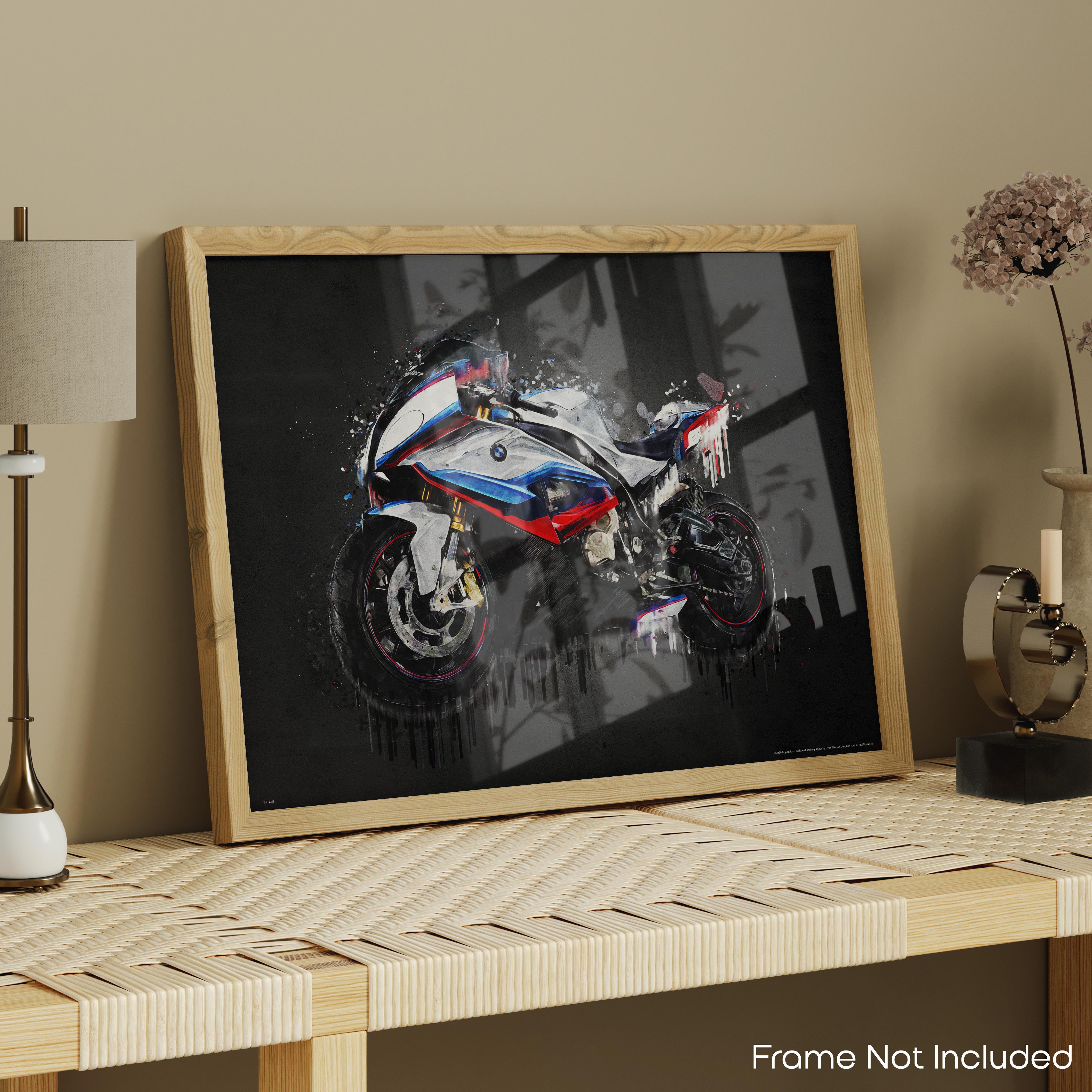 Abstract CBR - Motorcycle Poster
