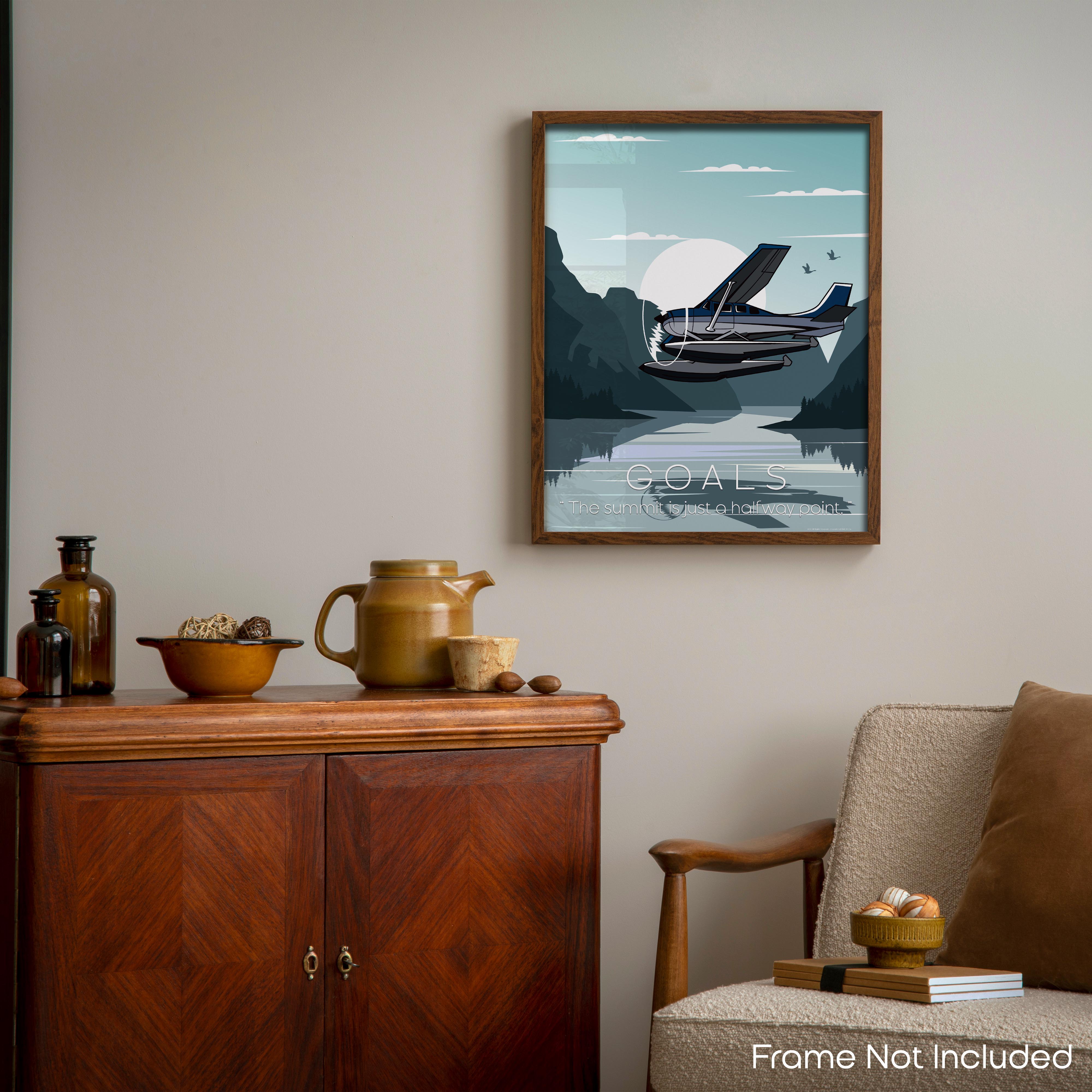 Goals - Airplane Poster