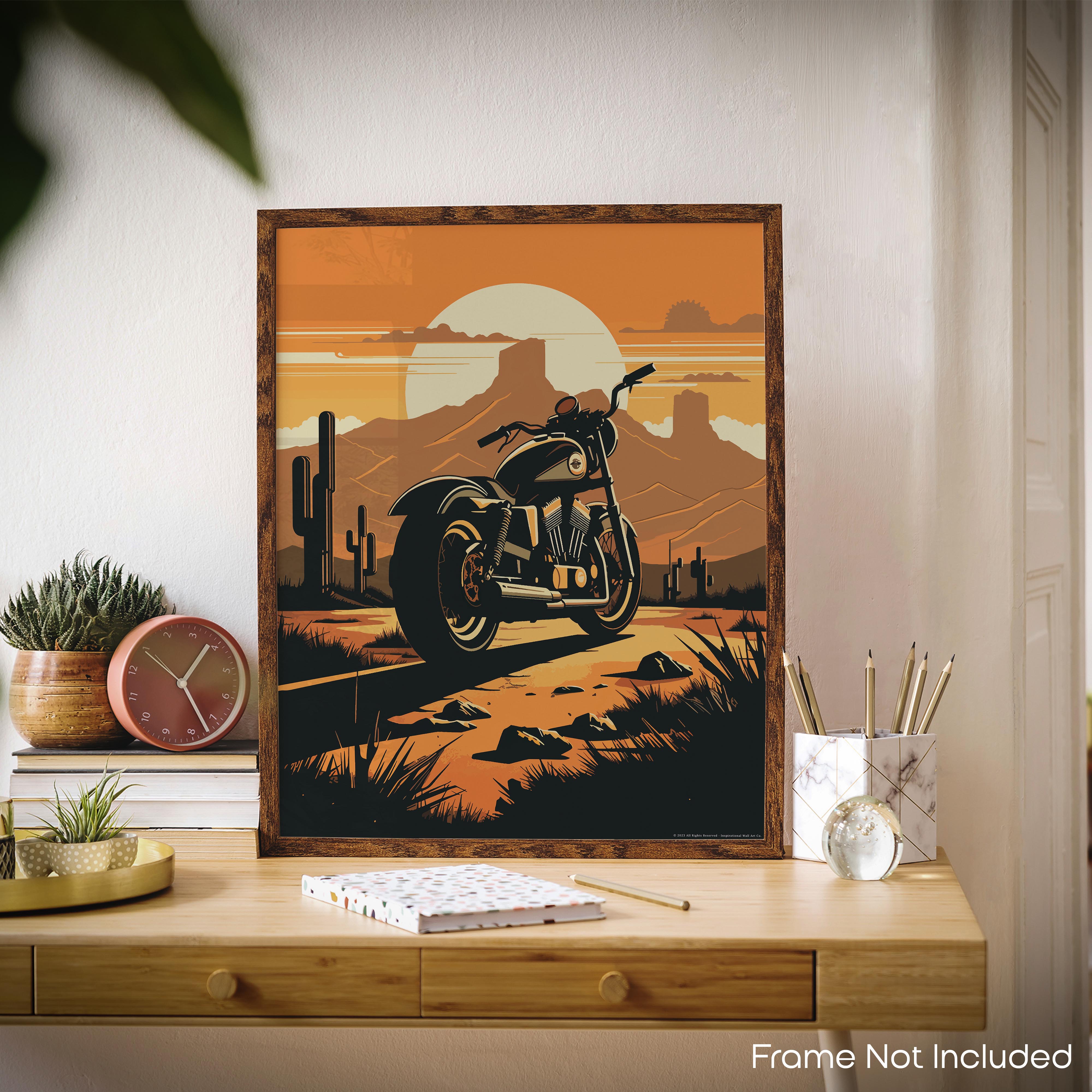 Chrome Dreams - Motorcycle Poster