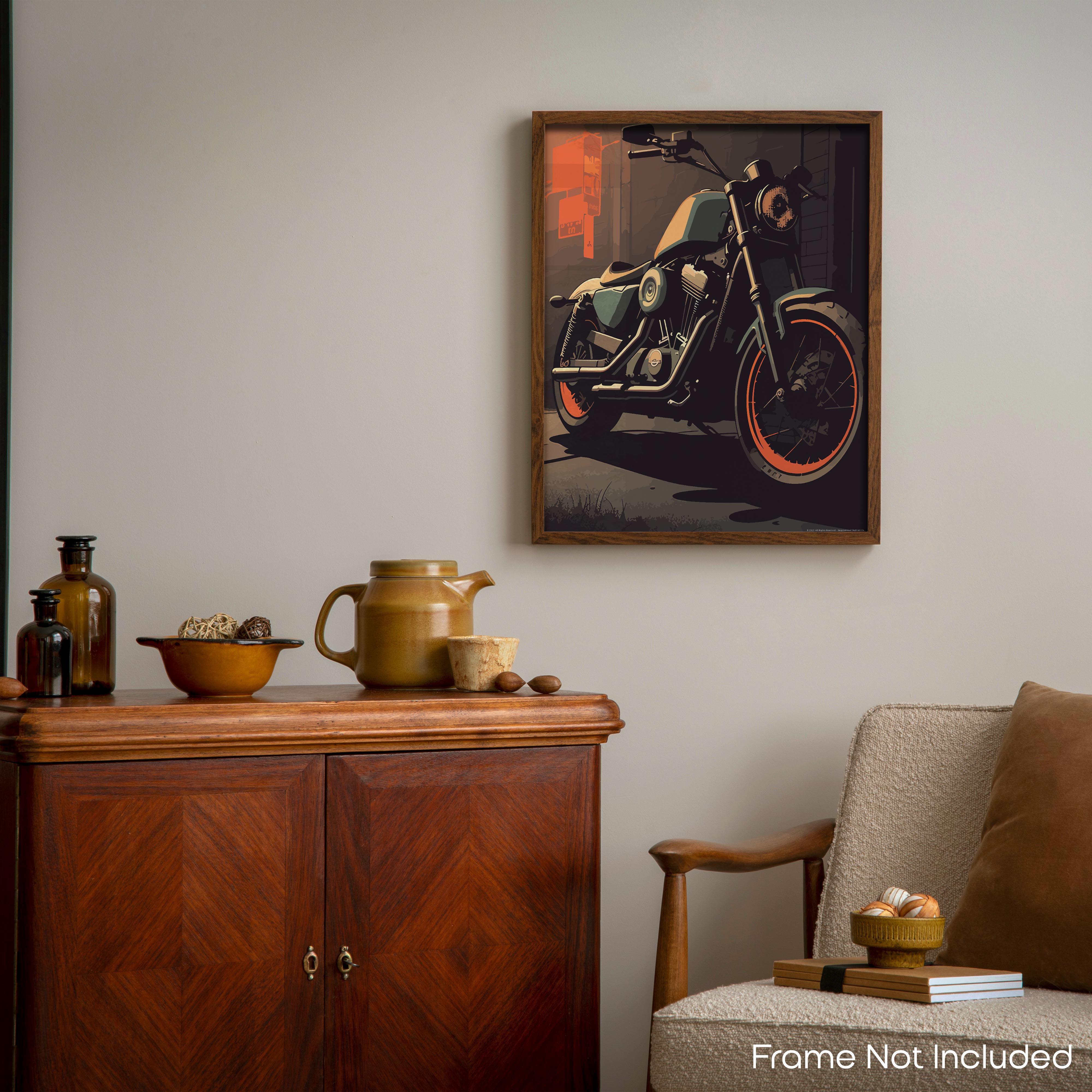 The Open Road - Motorcycle Poster