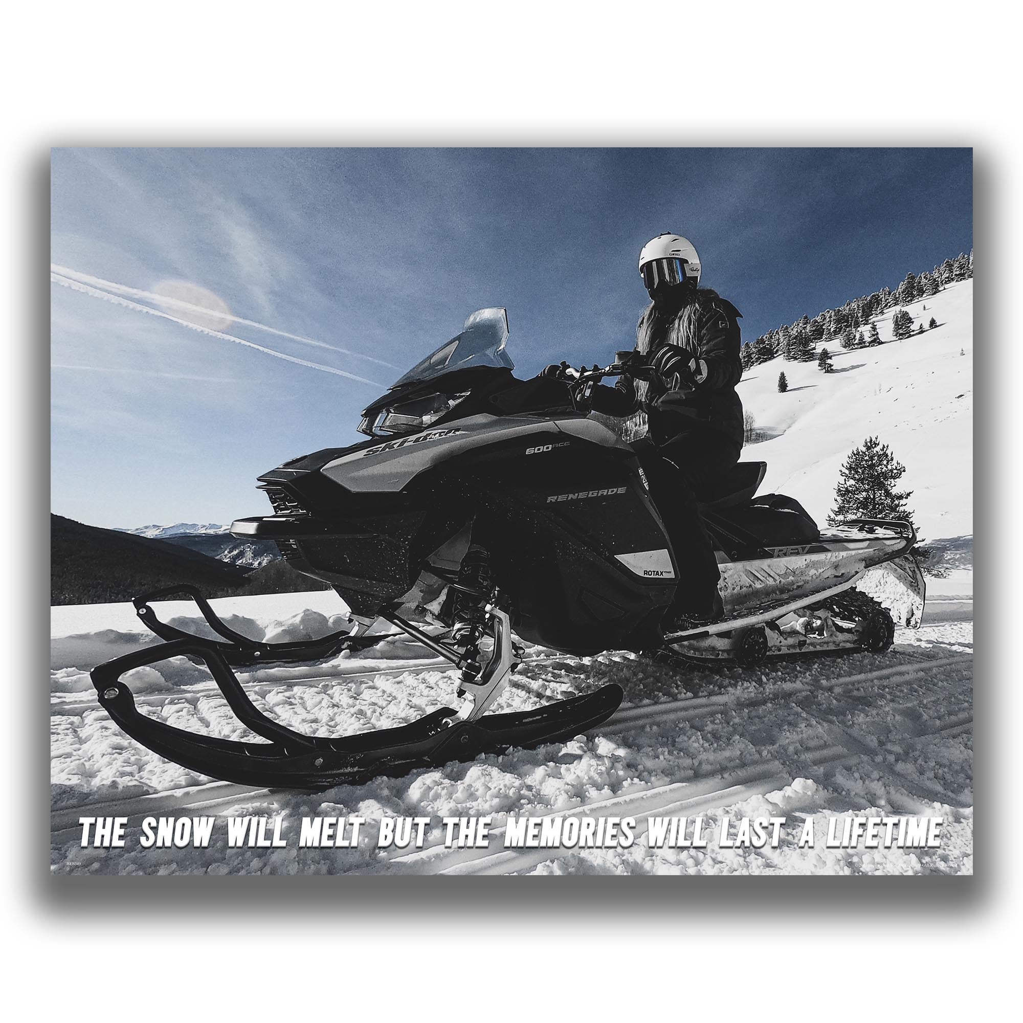 Memories - Snowmobile Poster