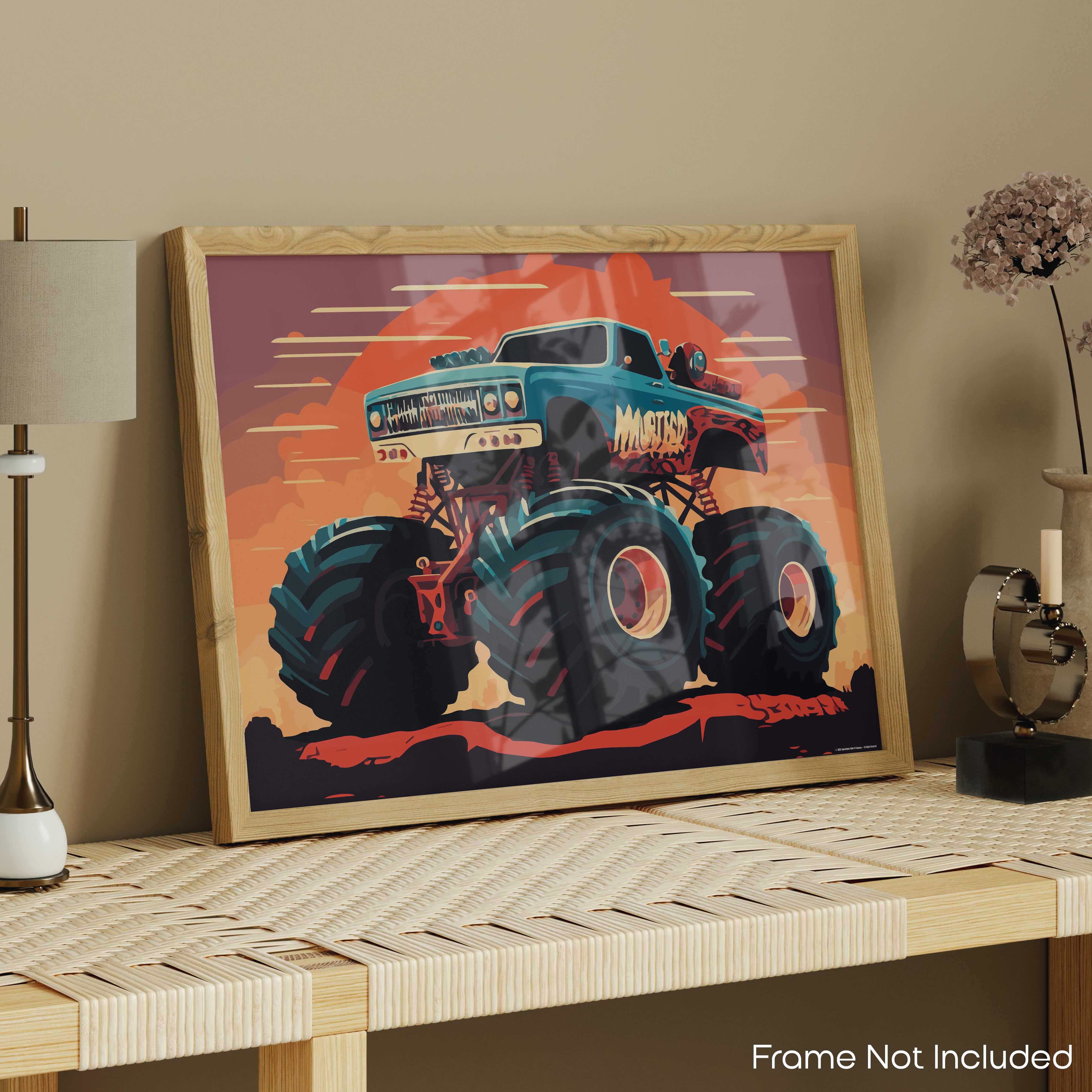 Big Blue - Truck Poster