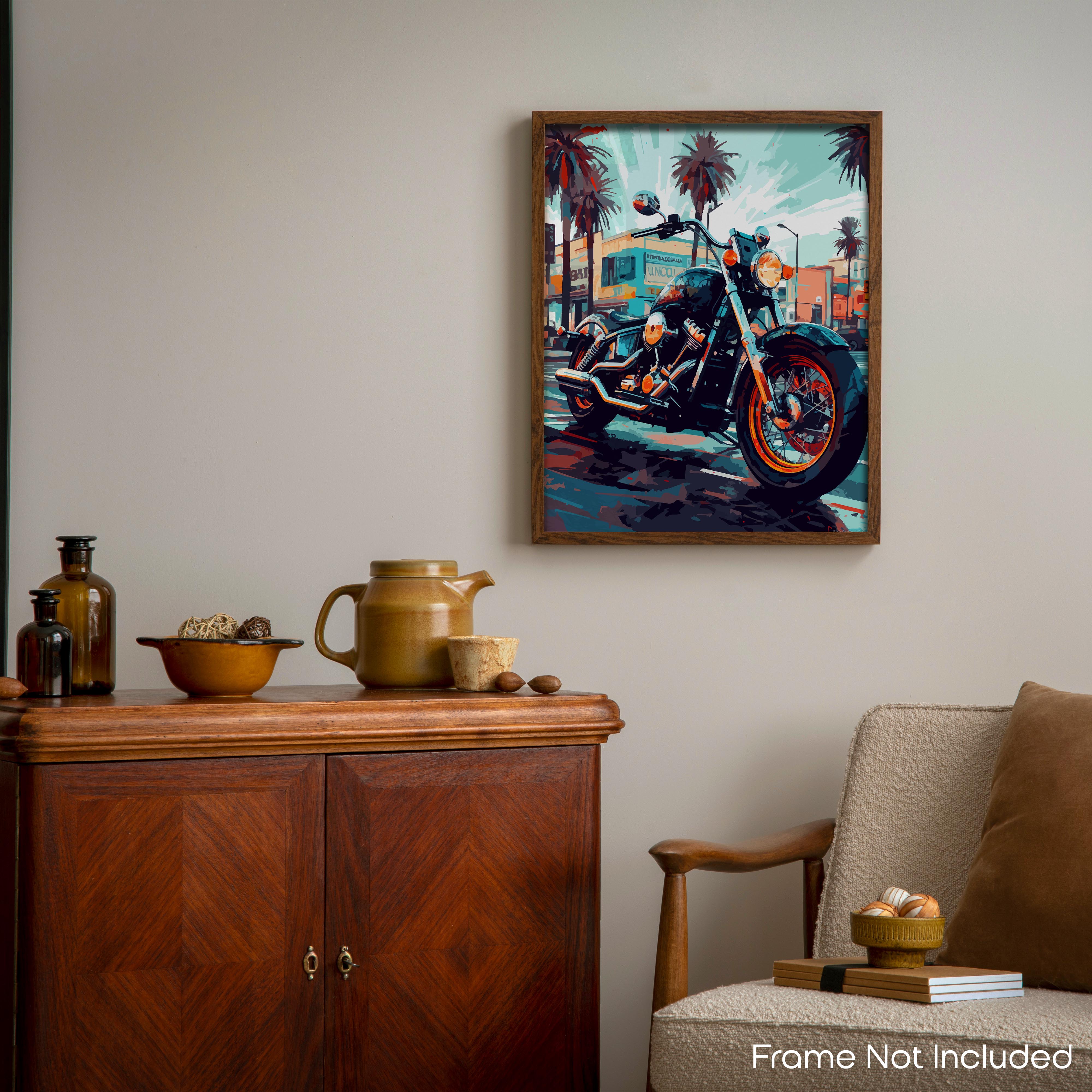 Detailed - Motorcycle Poster