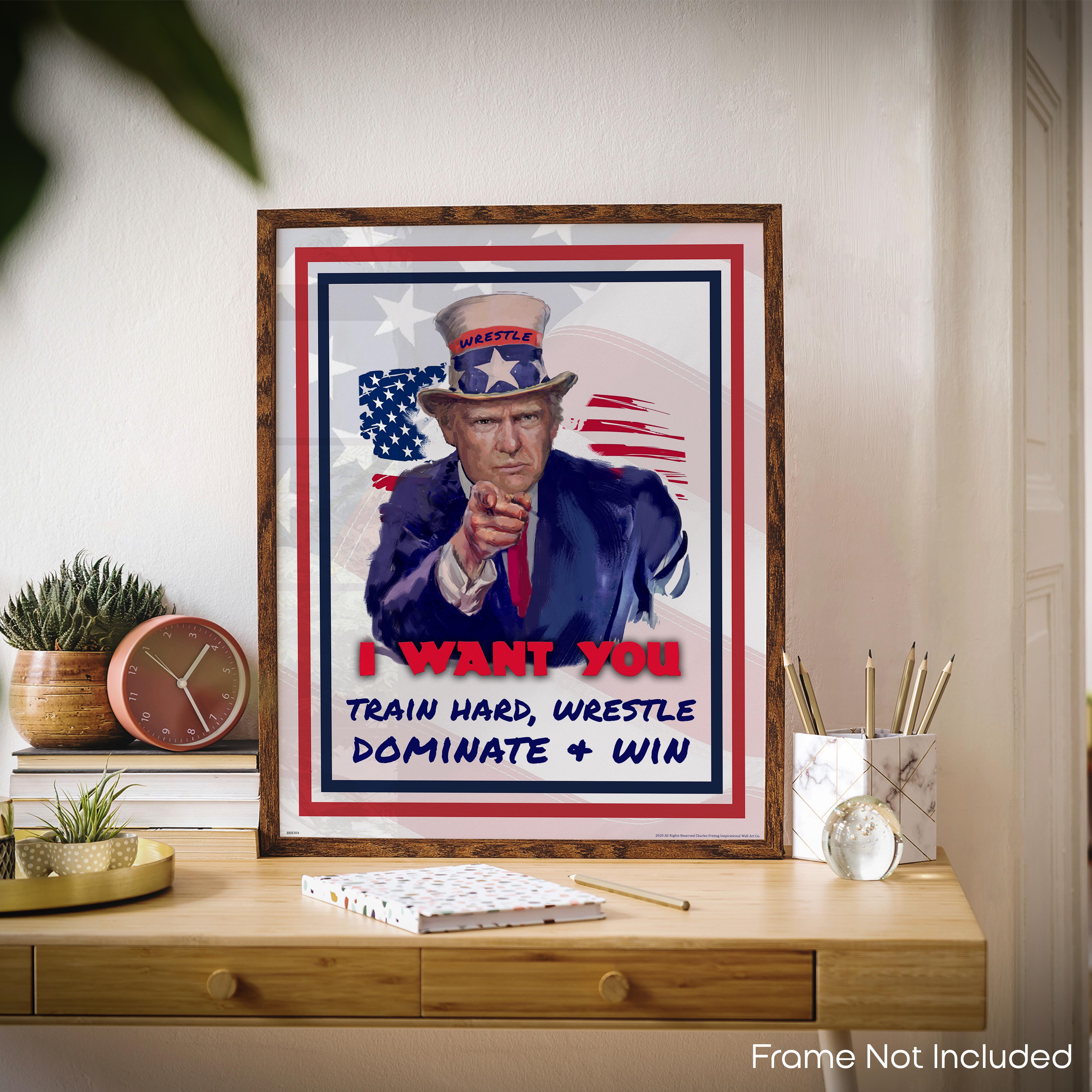 President Trump - Wrestling Poster