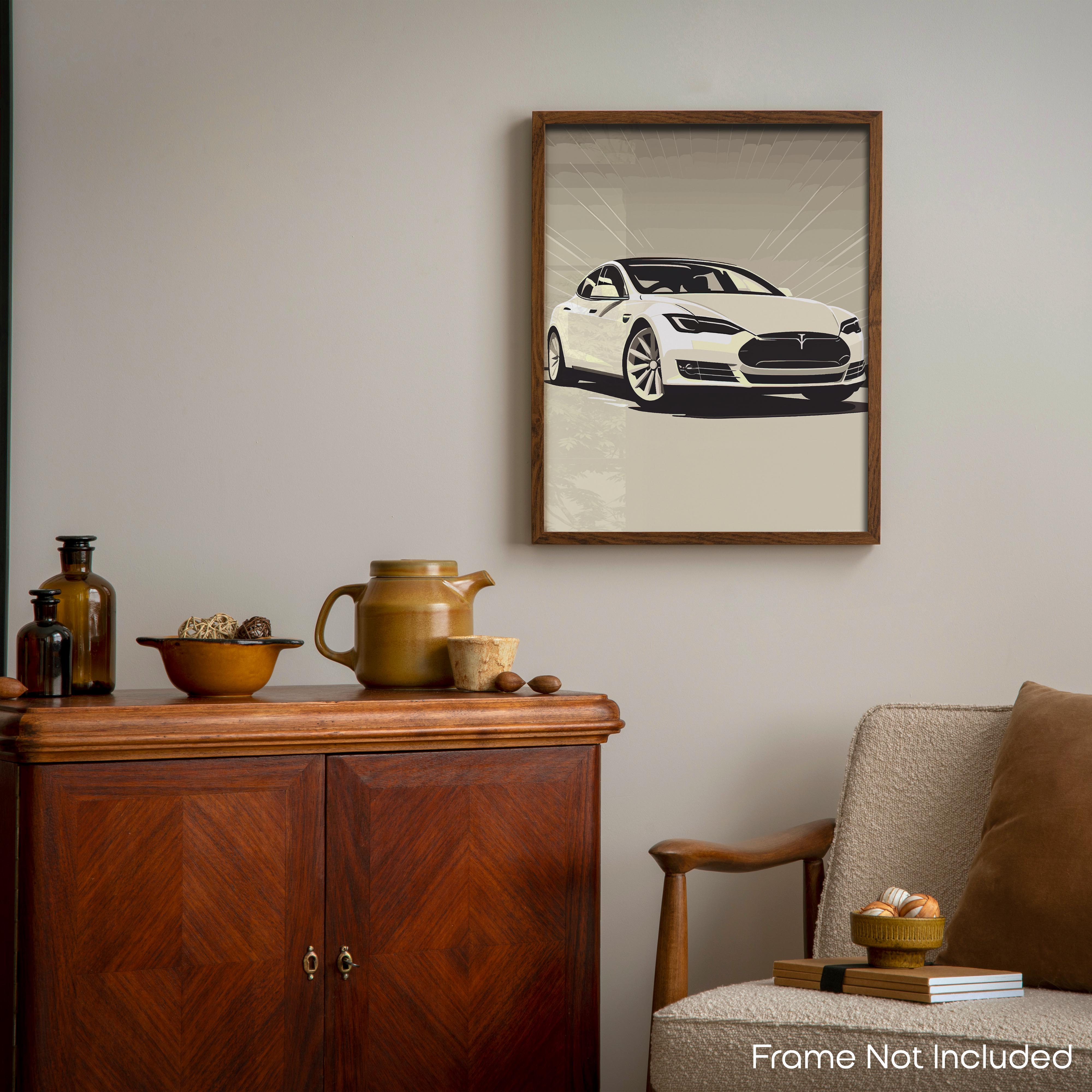 Roaring Pistons - Car Poster