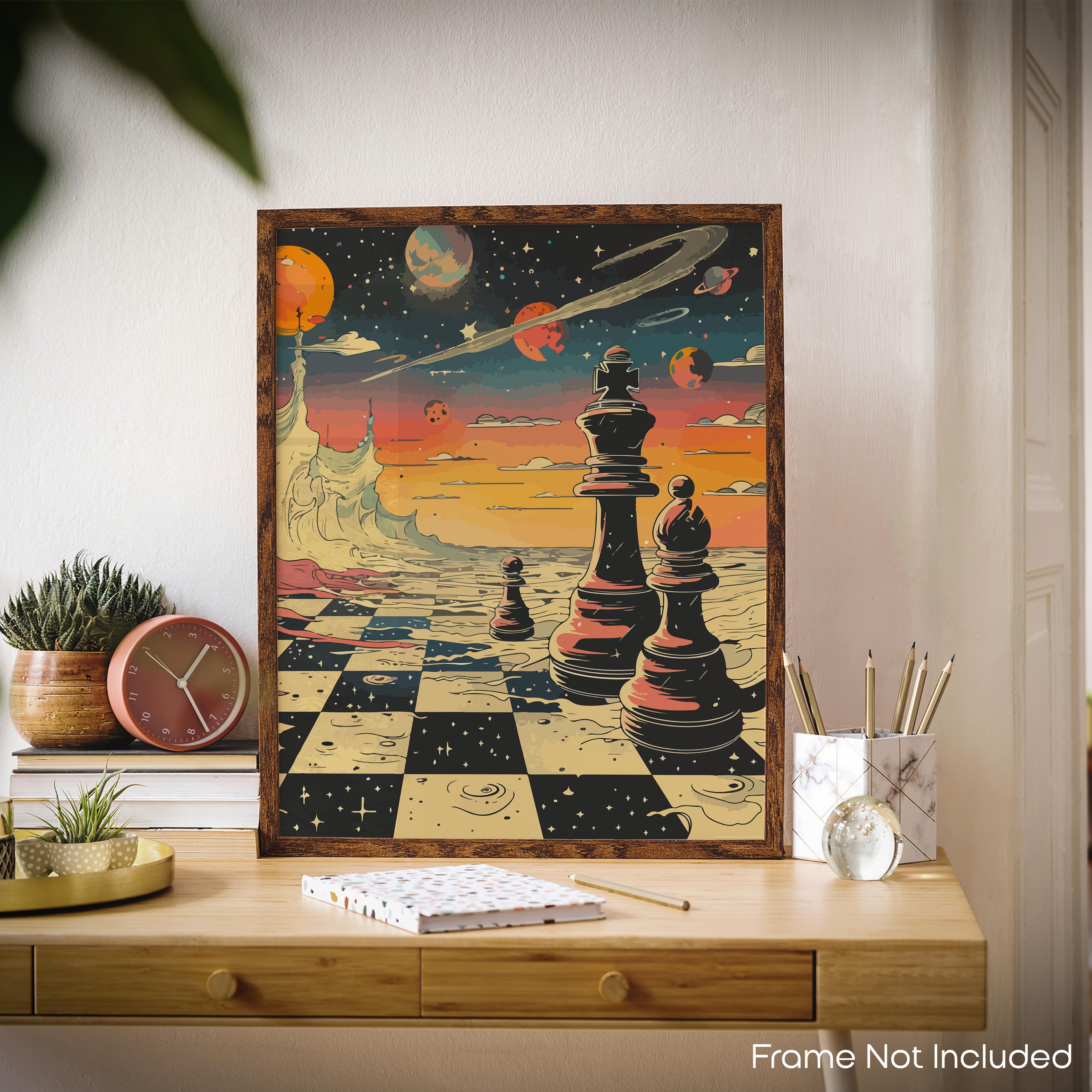 Pawn's Journey - Chess Poster