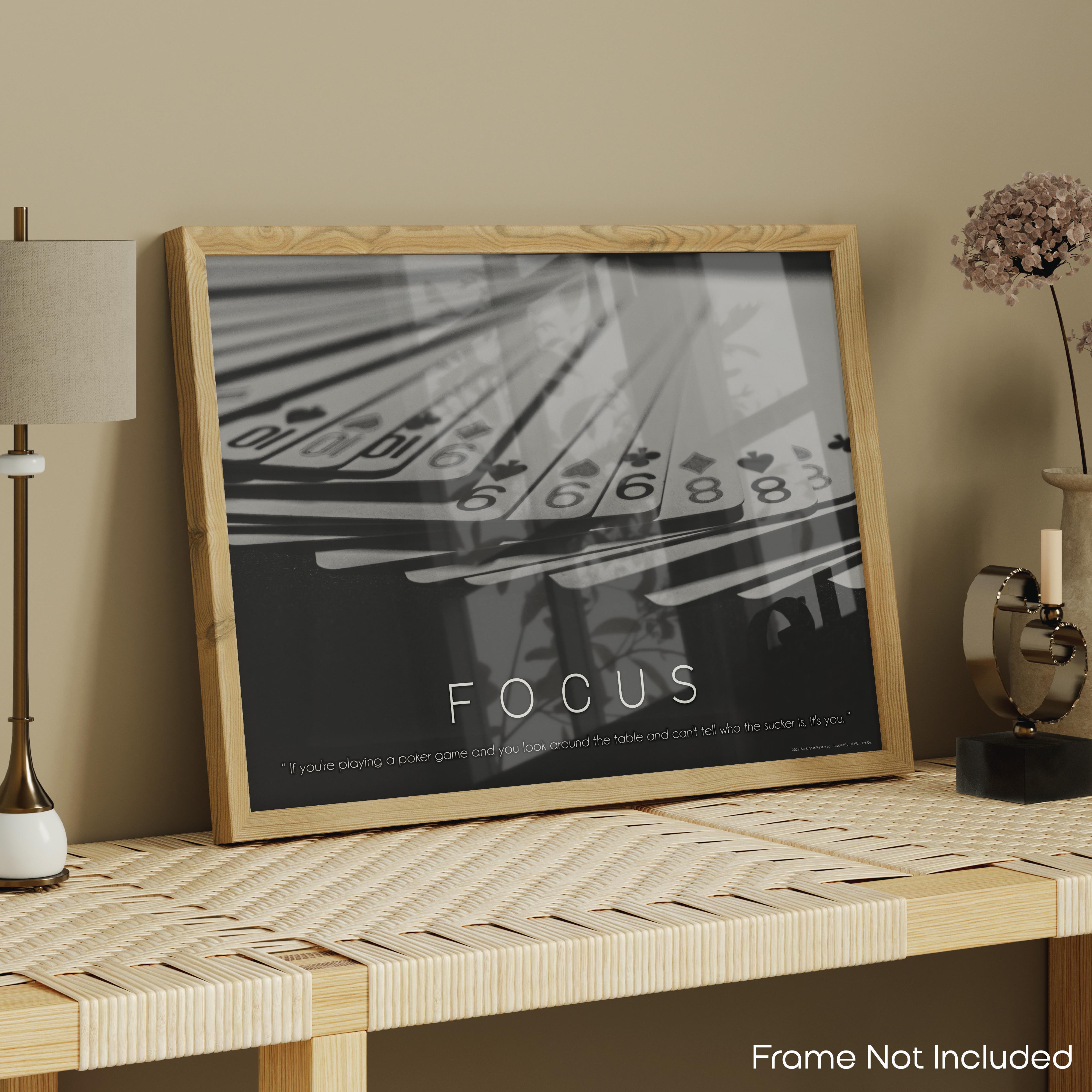 Focus - Poker Poster