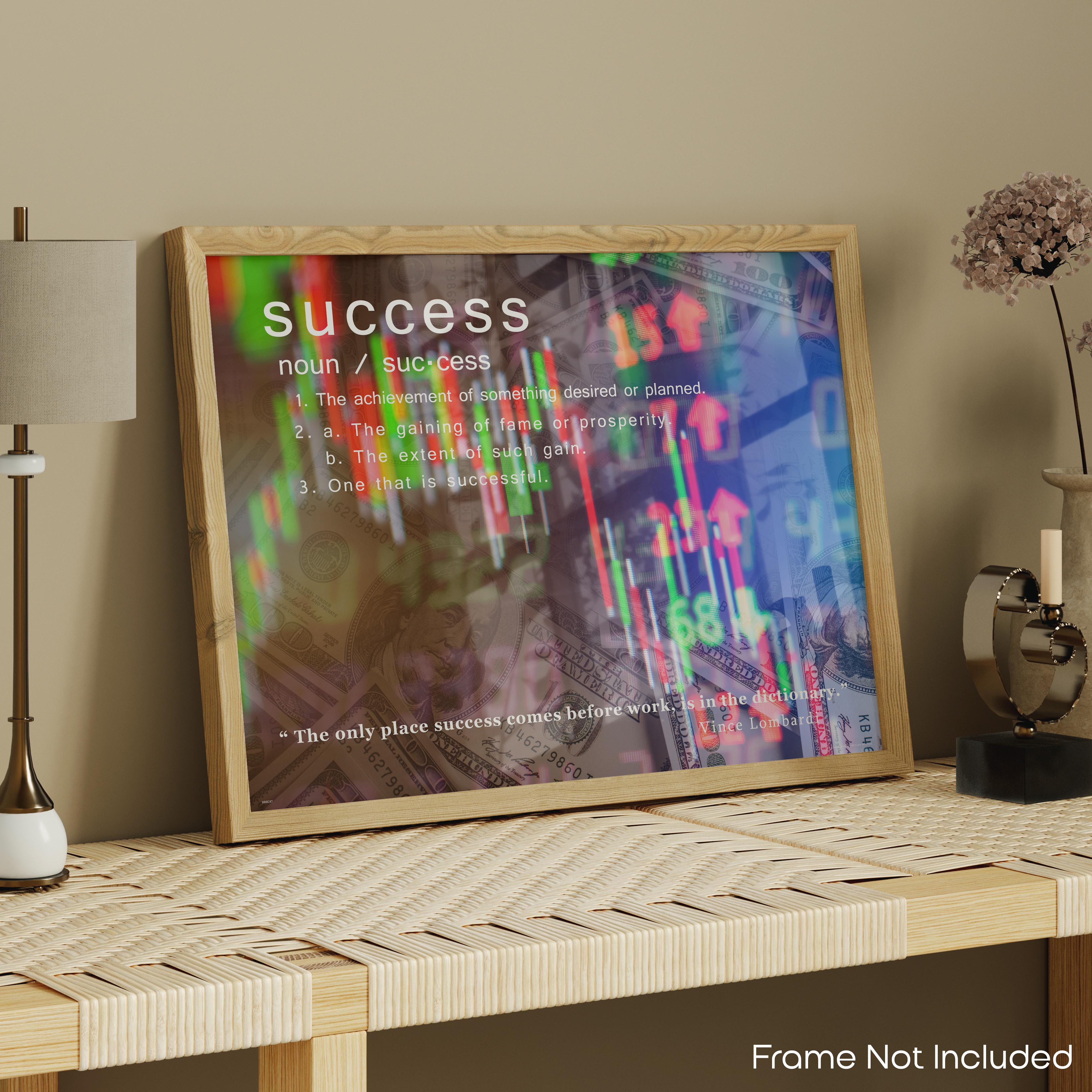 Success - Stock Market Poster