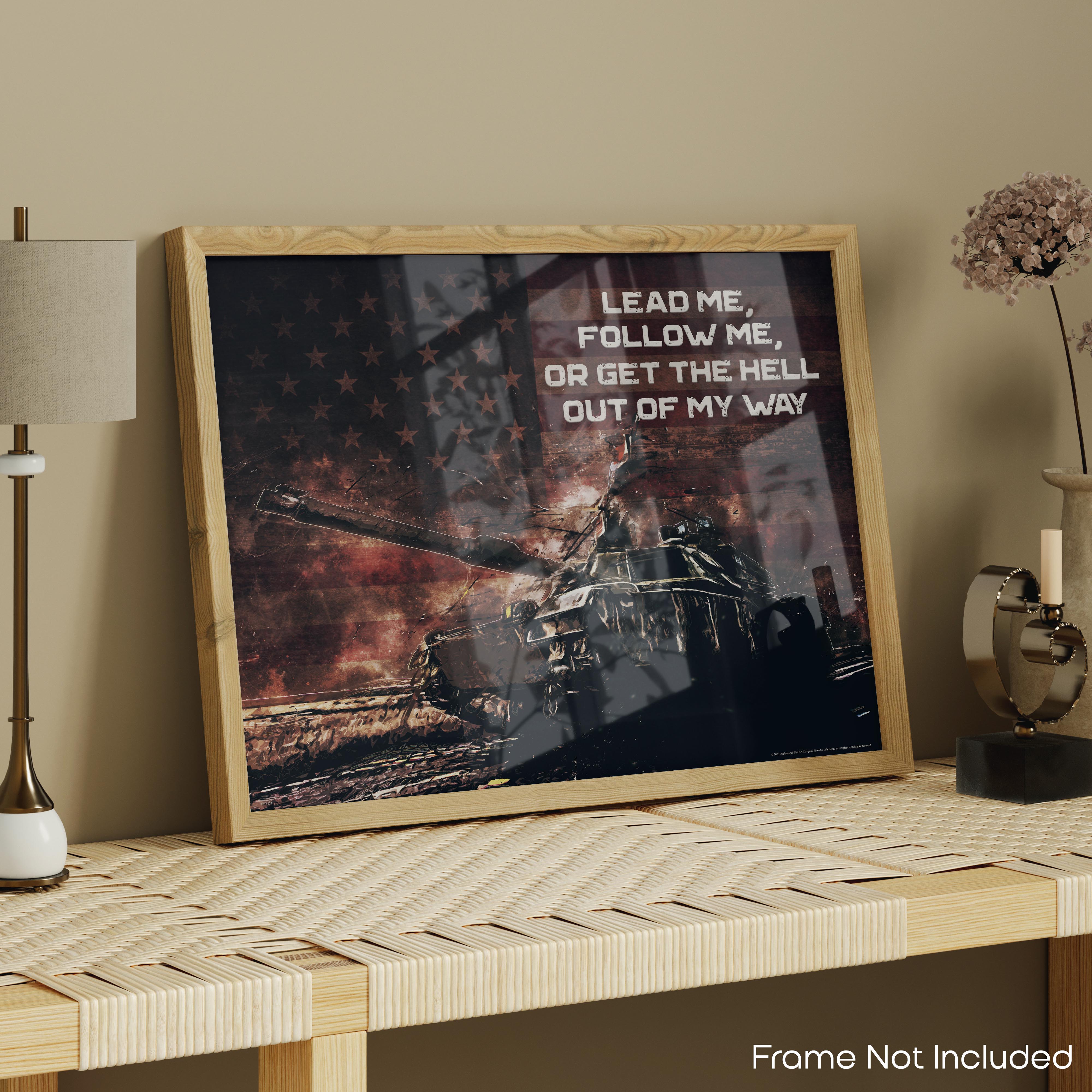 Lead Me - Military Poster