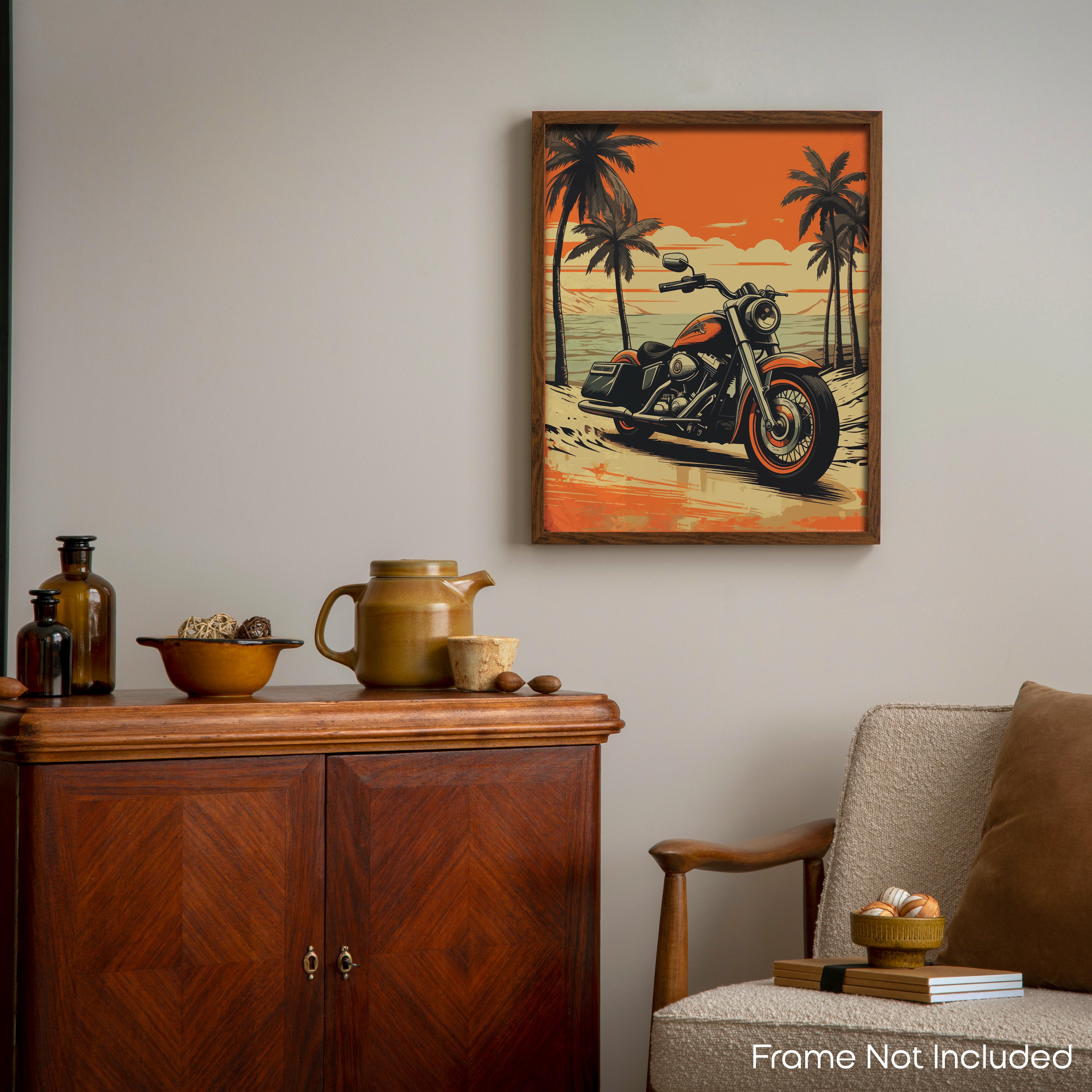 Freewheeling Fun - Motorcycle Poster