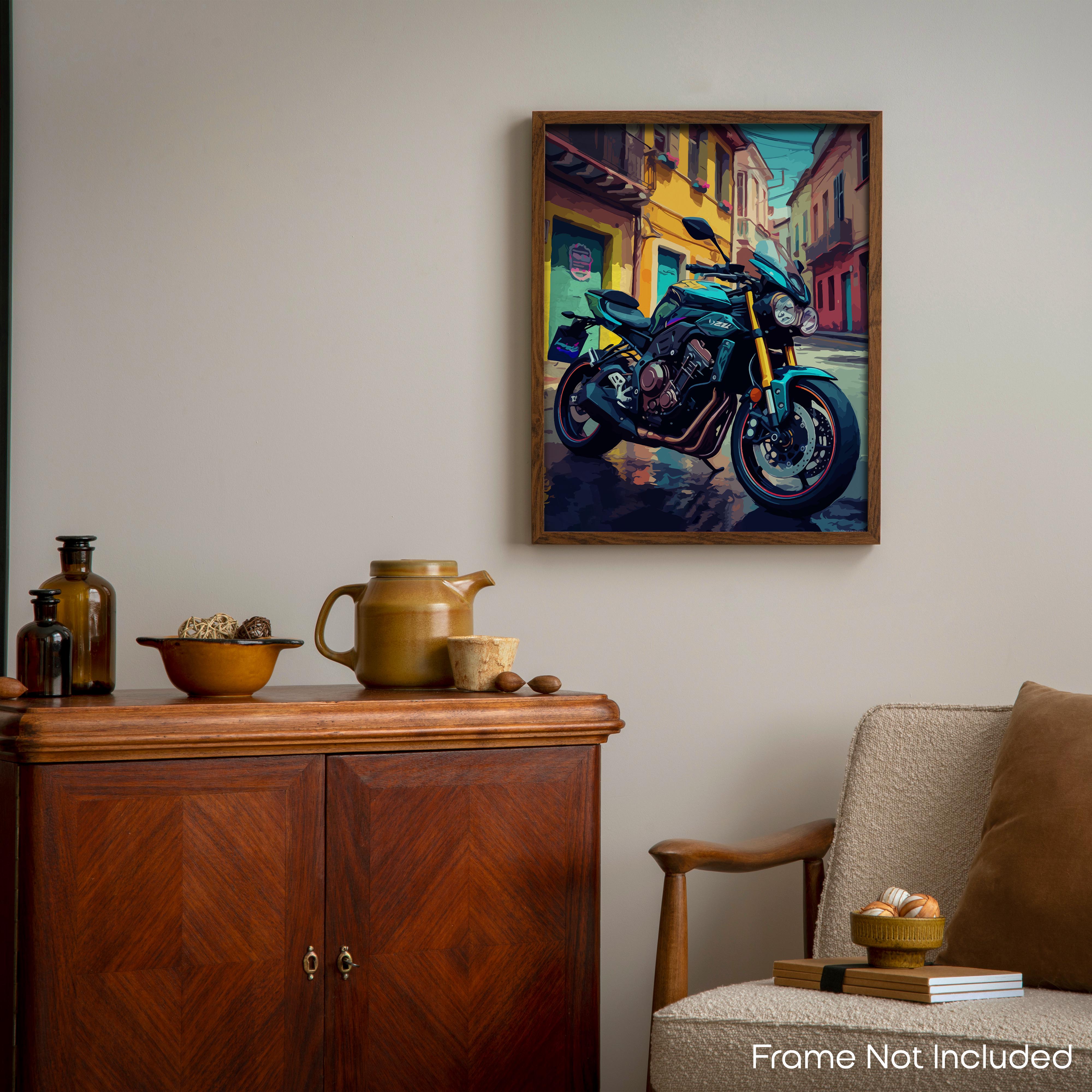 Exhilarating - Motorcycle Poster
