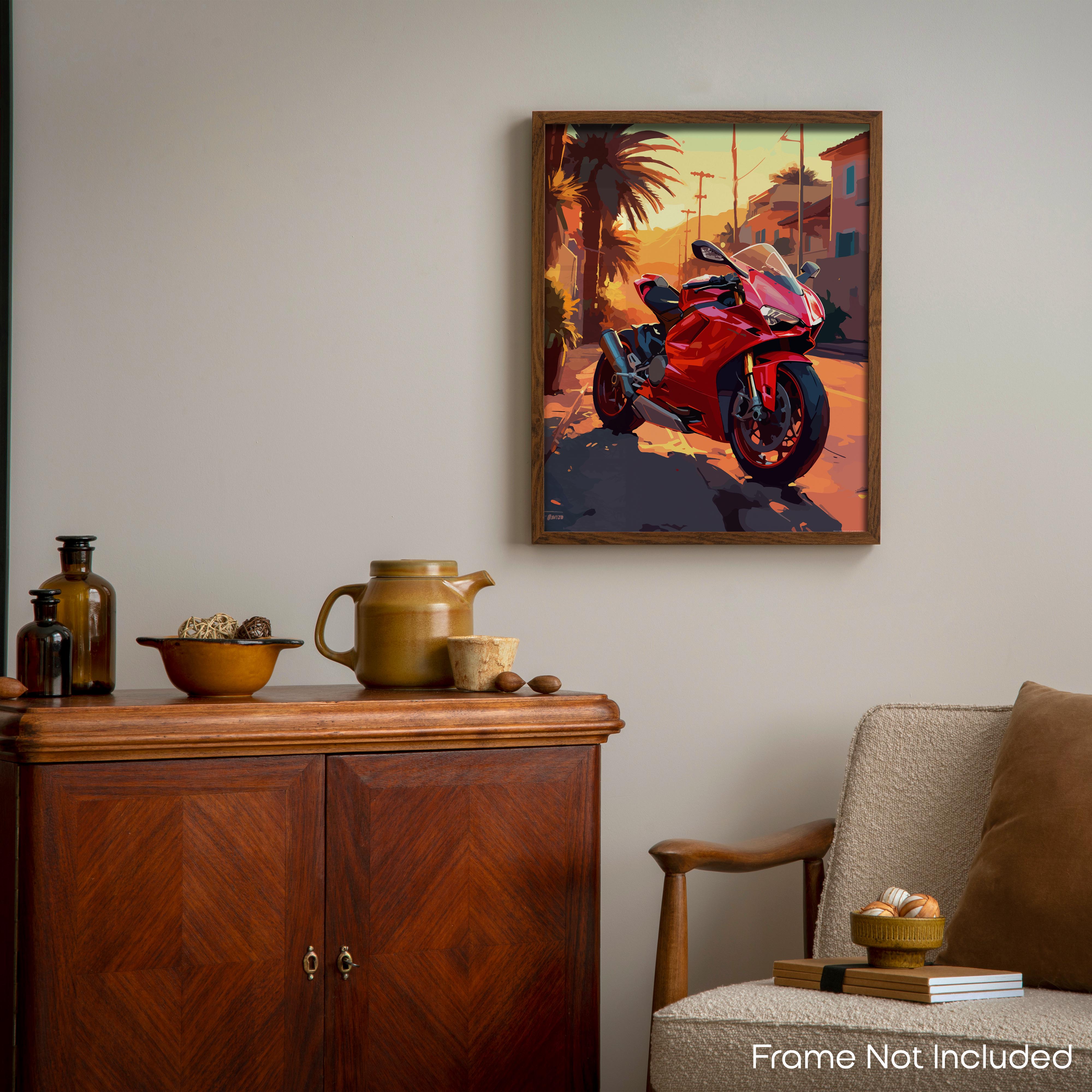 Elegant - Motorcycle Poster