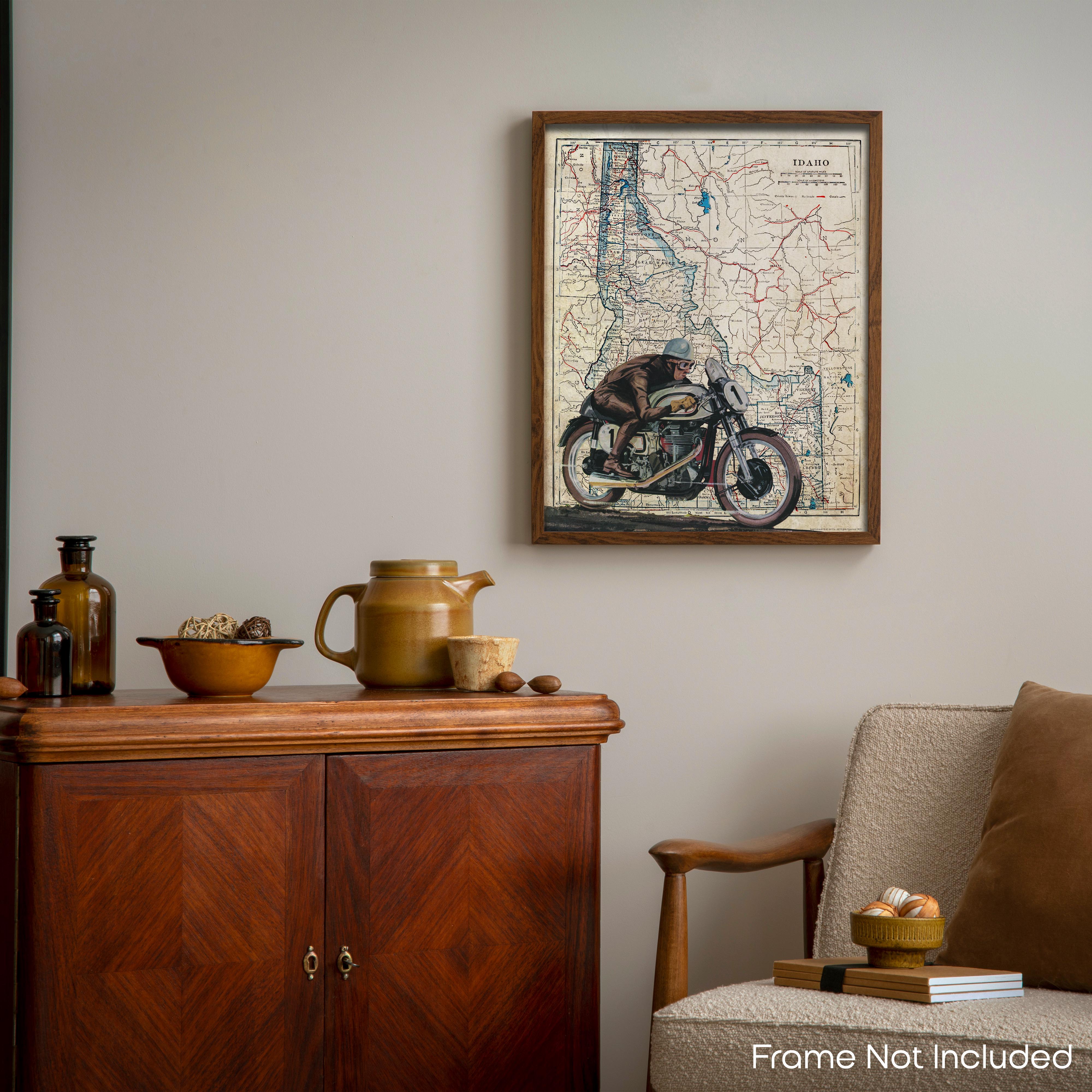 Idaho - Motorcycle Poster