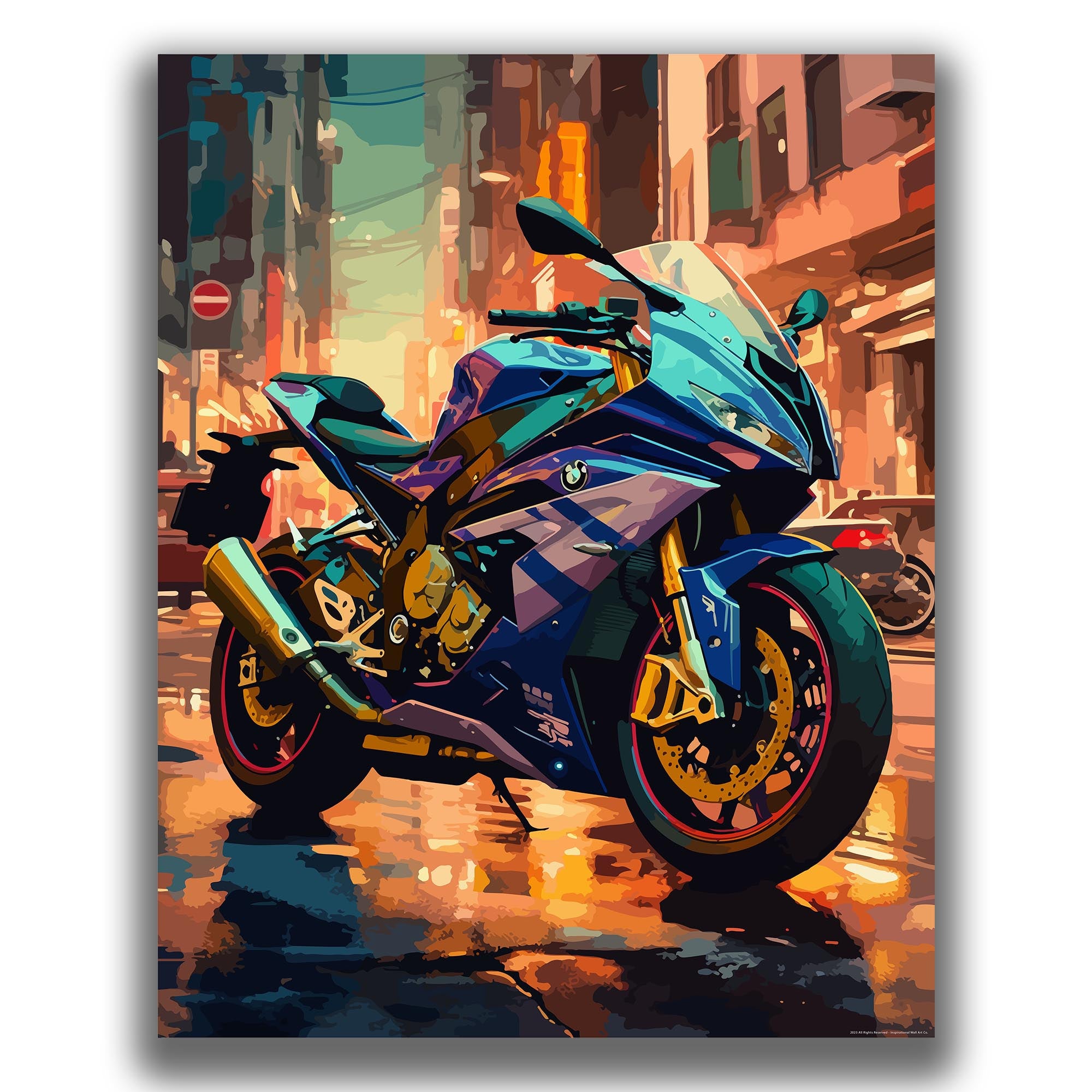 Brilliant - Motorcycle Poster