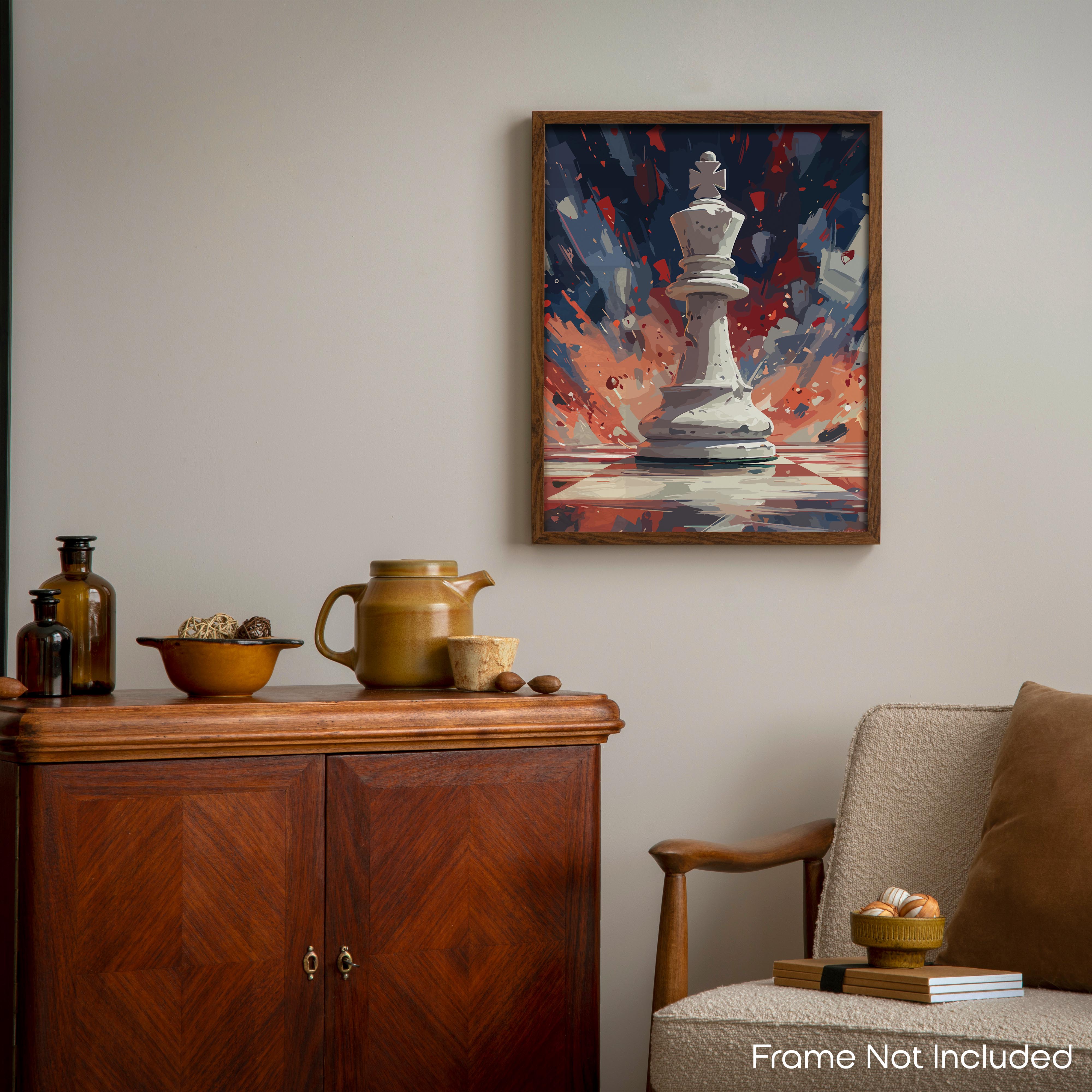 Check Patterns - Chess Poster
